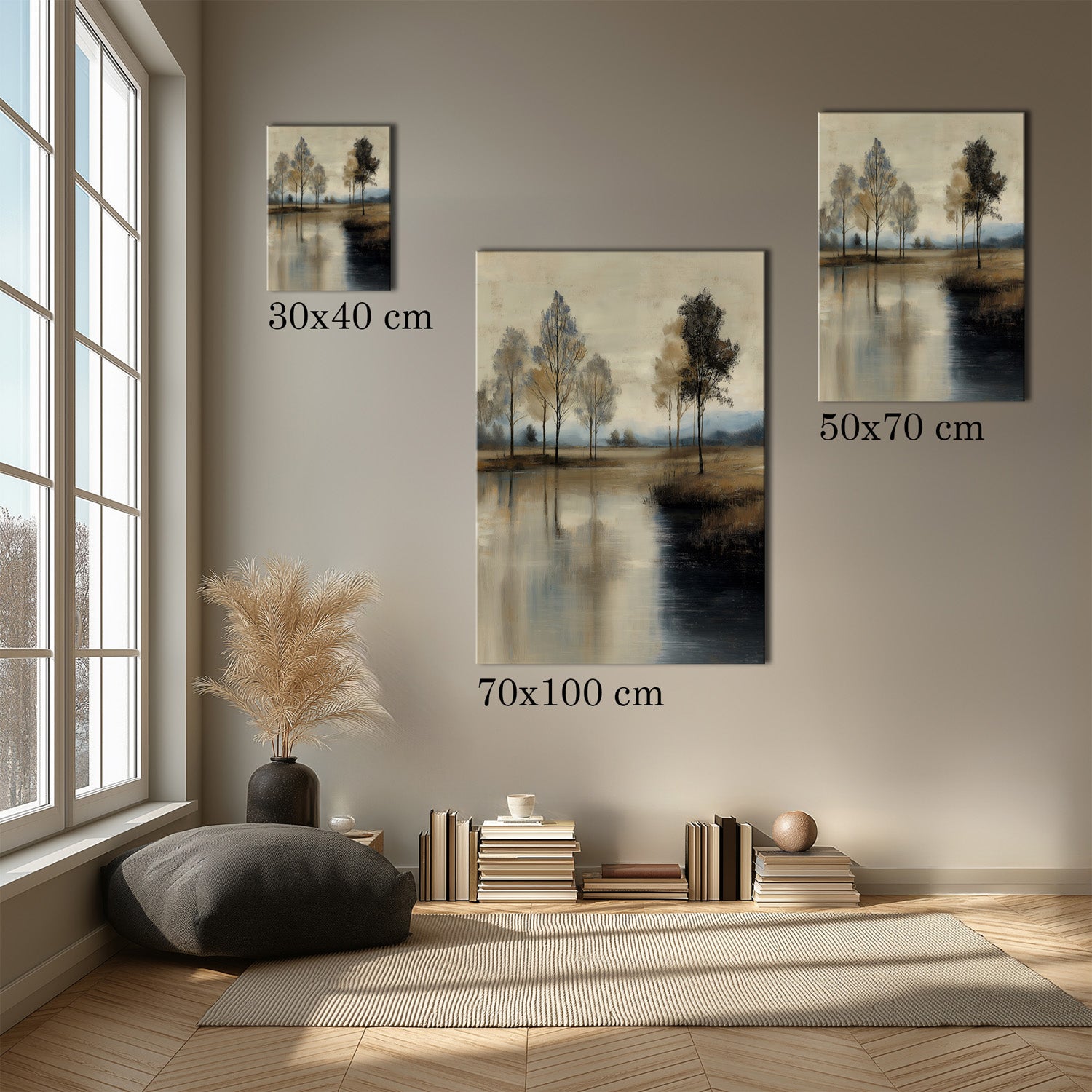 MYSTBIT ART | Timeless Reflection Canvas Print Wall Art