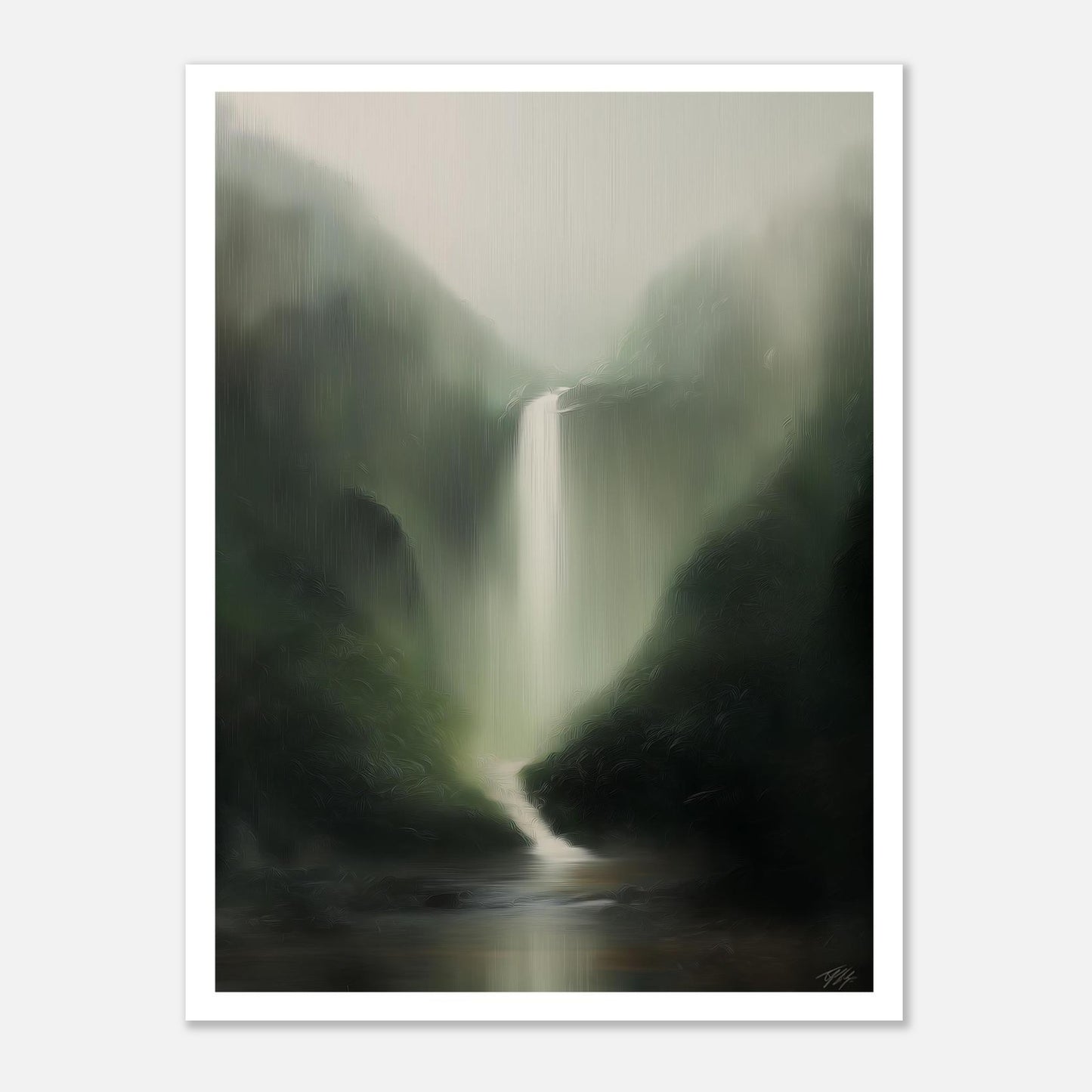 MYSTBIT ART | Timeless Stream Art Print Wall Art