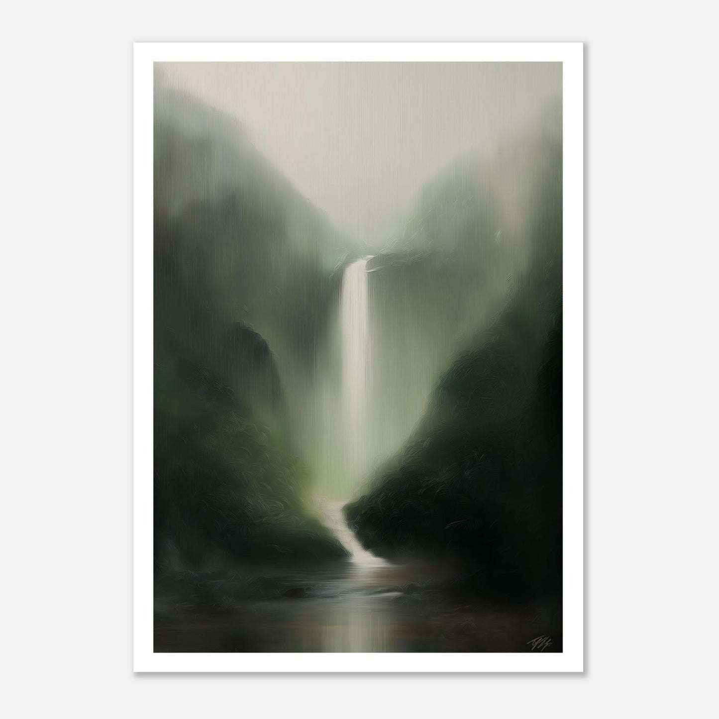 MYSTBIT ART | Timeless Stream Art Print Wall Art
