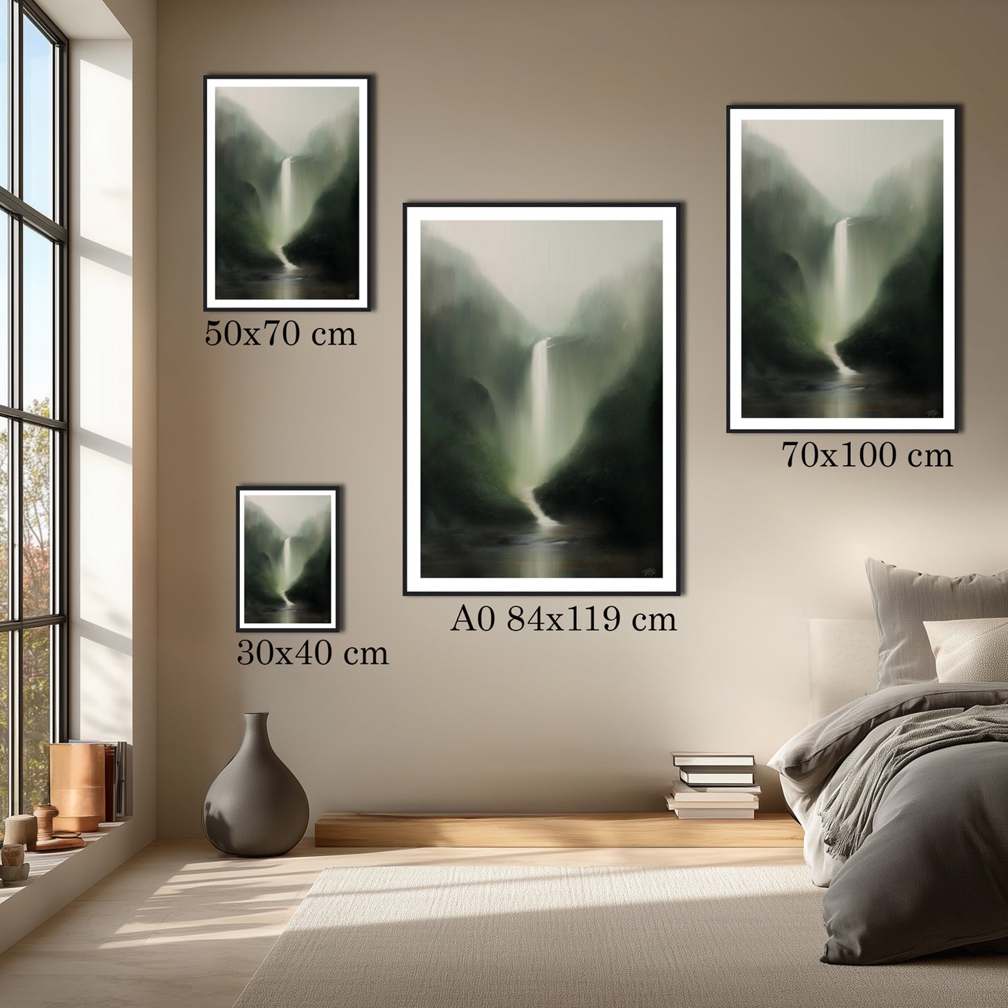 MYSTBIT ART | Timeless Stream Art Print Wall Art