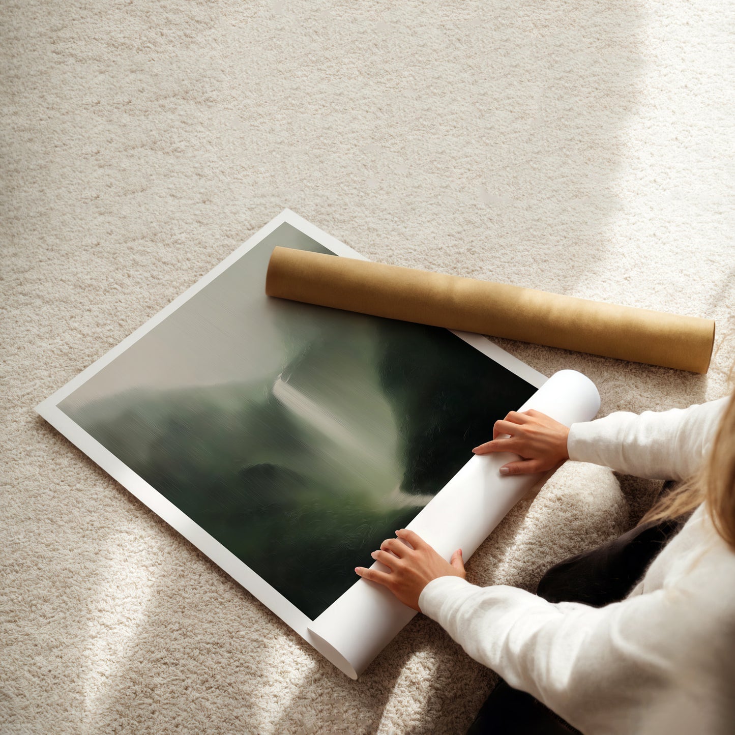 MYSTBIT ART | Timeless Stream Art Print Wall Art