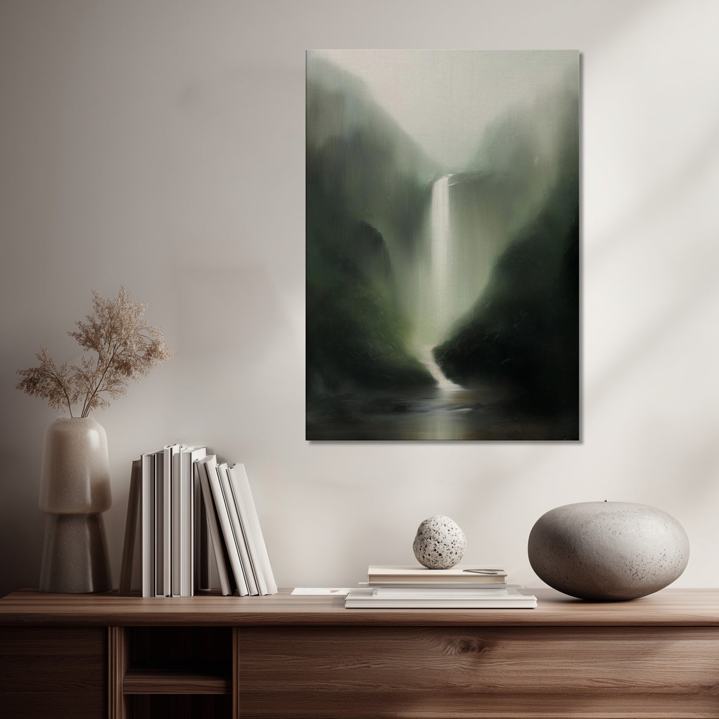 MYSTBIT ART | Timeless Stream Canvas Print Wall Art