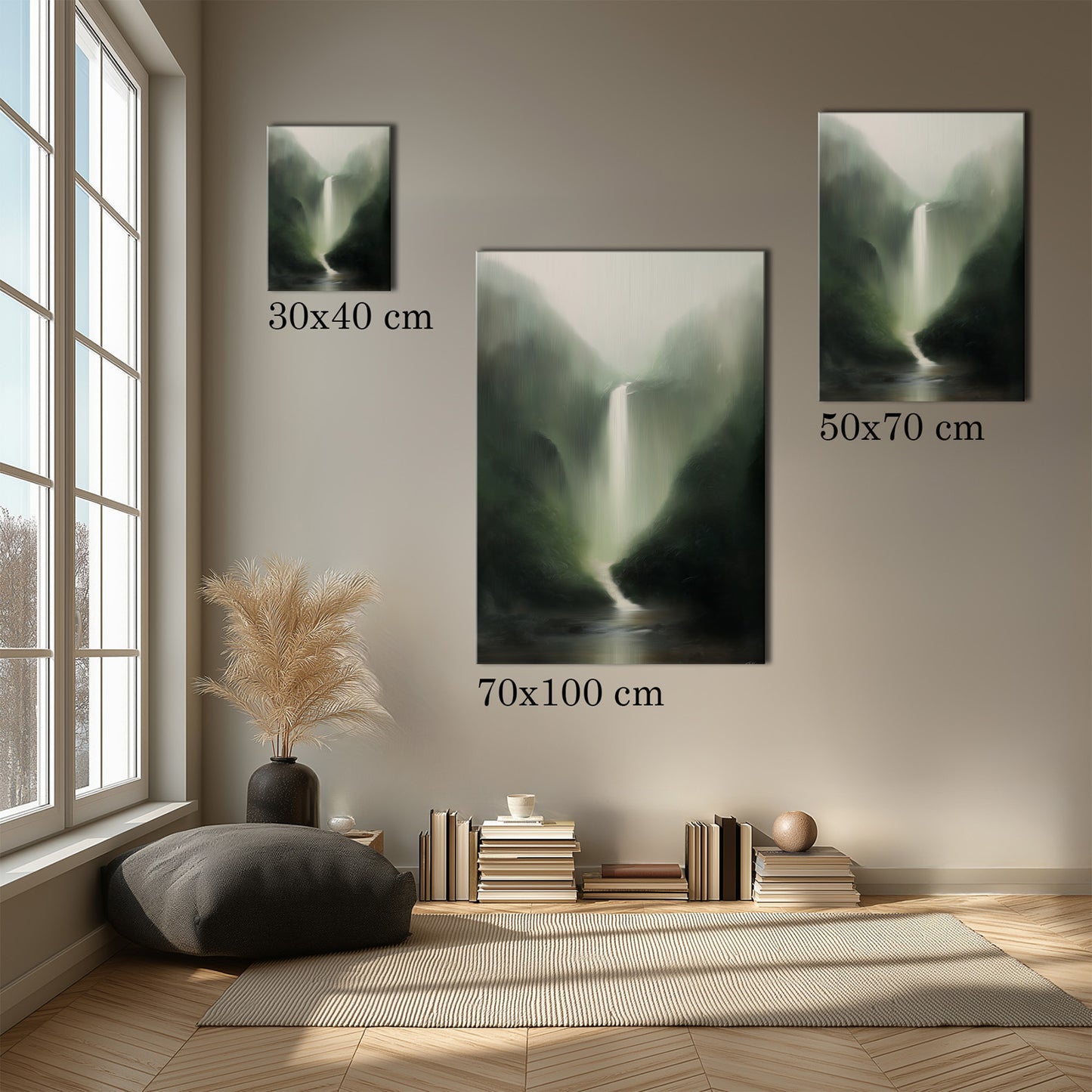 MYSTBIT ART | Timeless Stream Canvas Print Wall Art