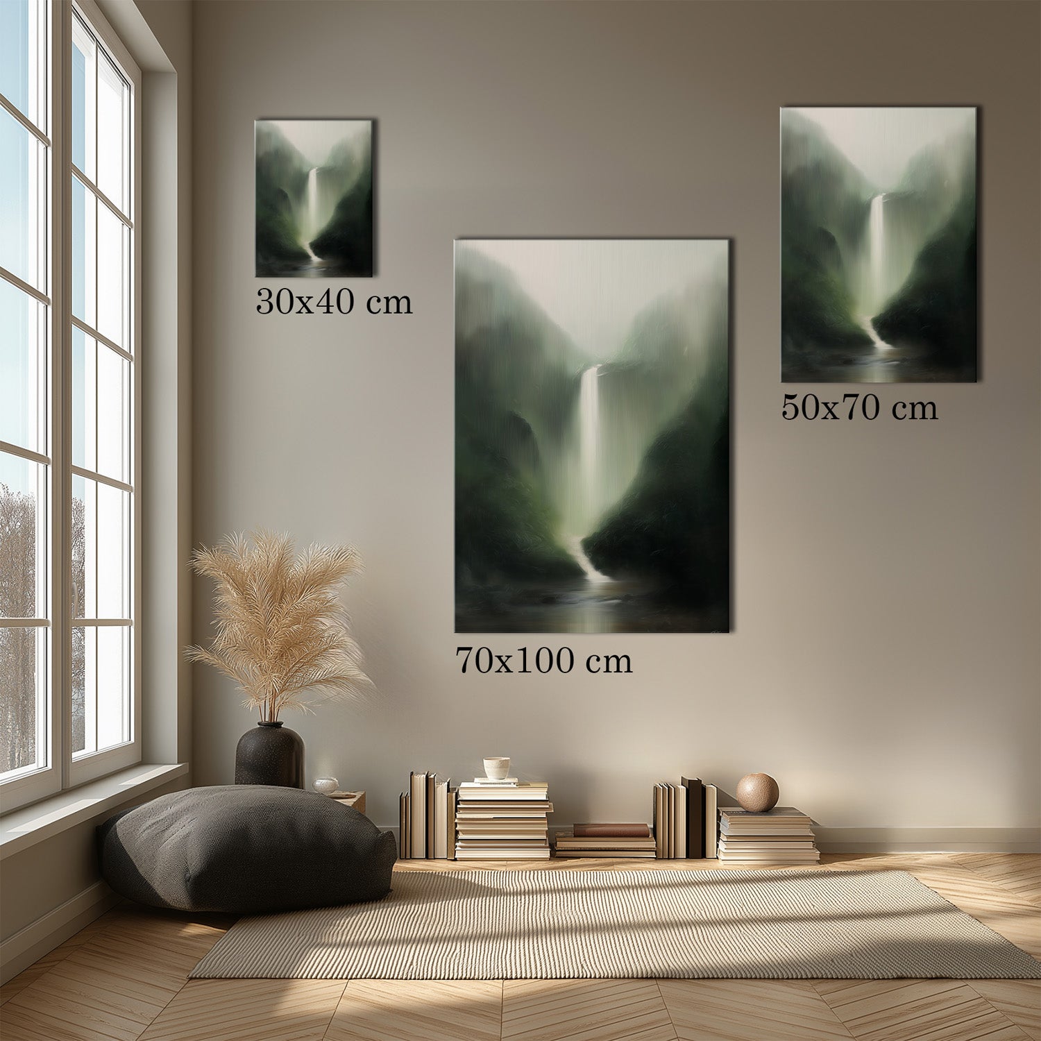 MYSTBIT ART | Timeless Stream Canvas Print Wall Art