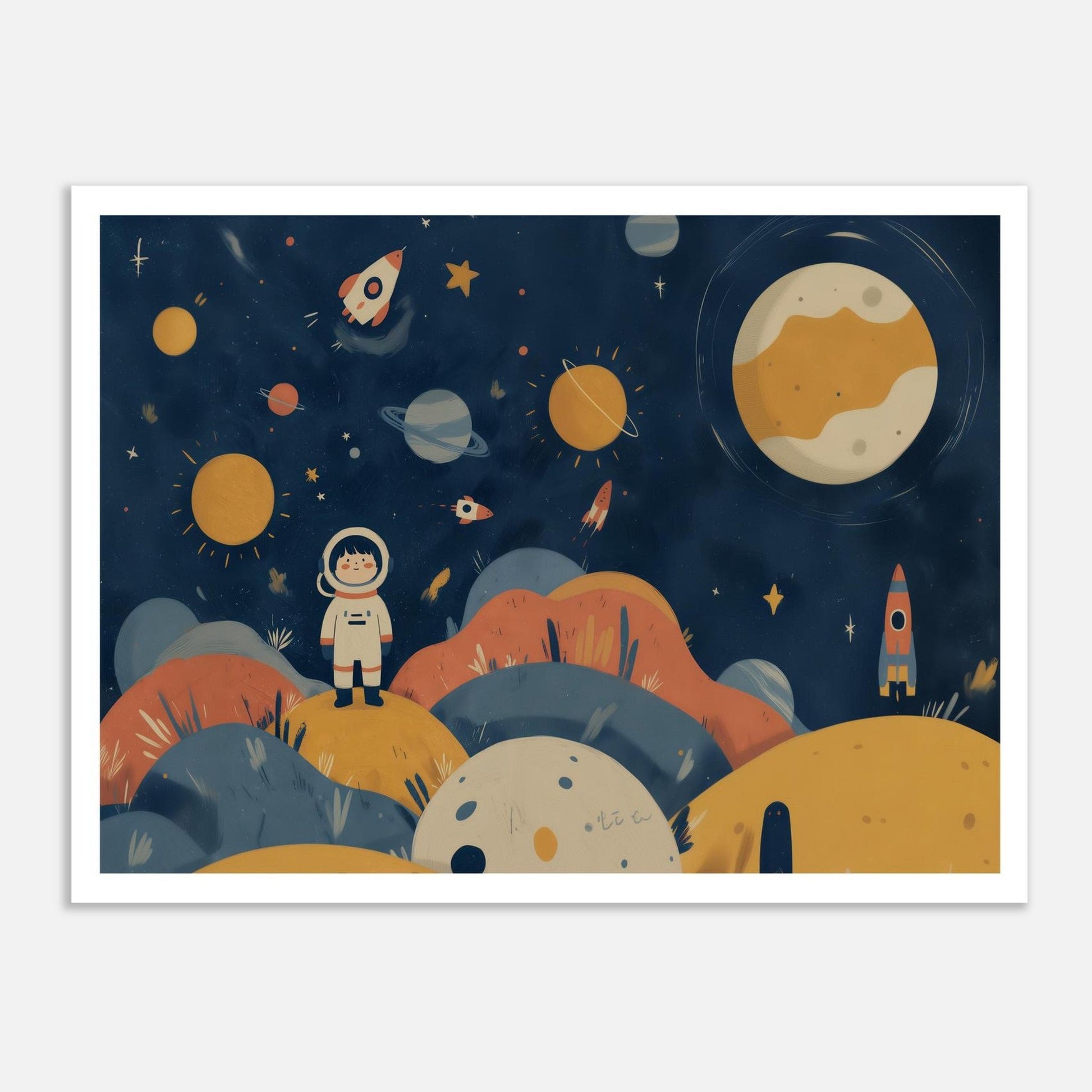 MYSTBIT ART | Tiny Voyager Art Print Wall Art