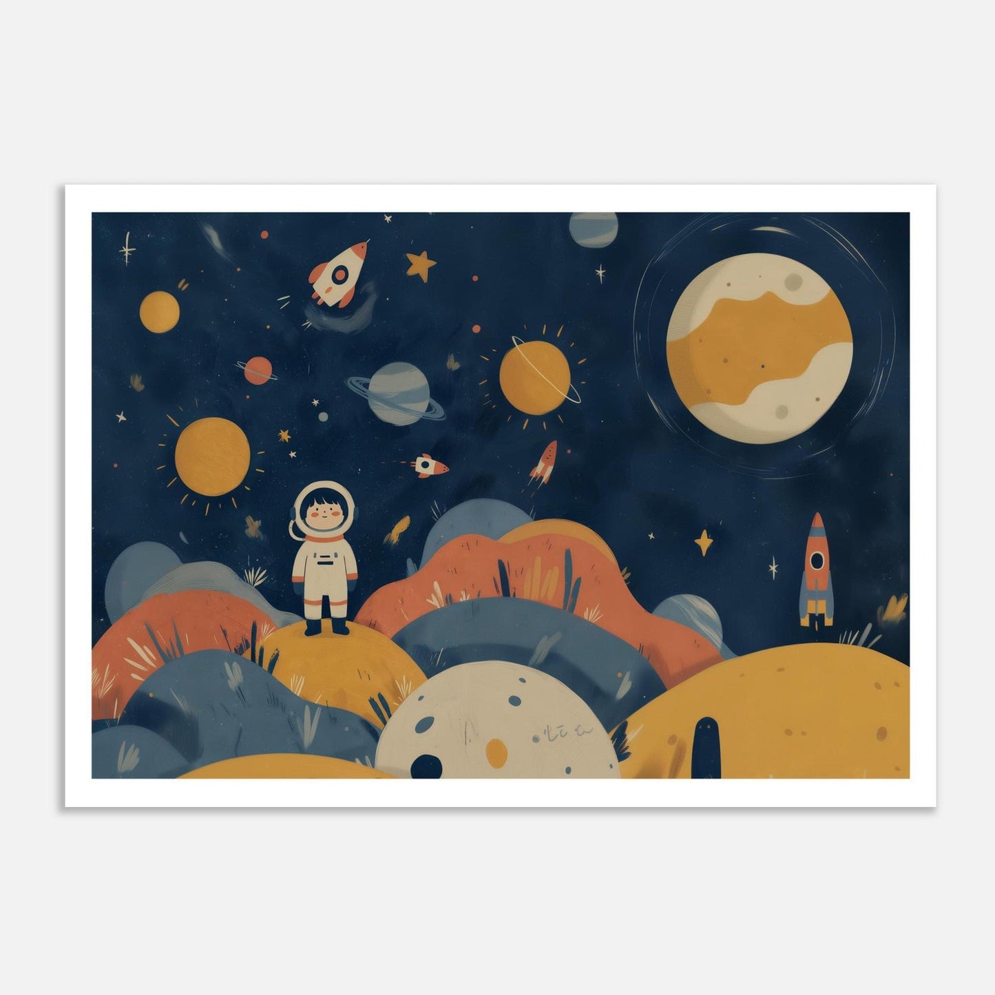 MYSTBIT ART | Tiny Voyager Art Print Wall Art