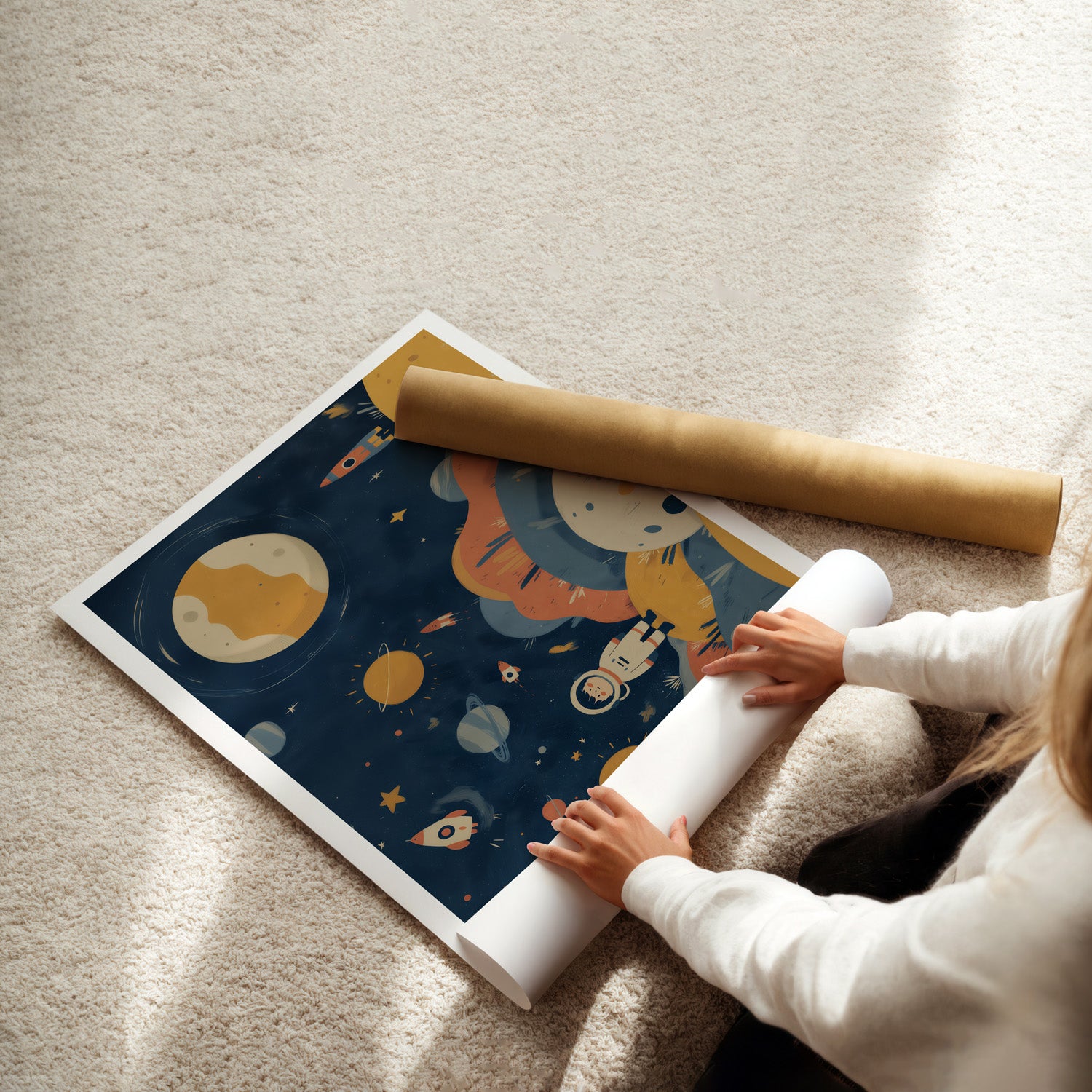MYSTBIT ART | Tiny Voyager Art Print Wall Art