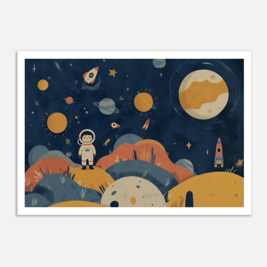 MYSTBIT ART | Tiny Voyager Art Print Wall Art