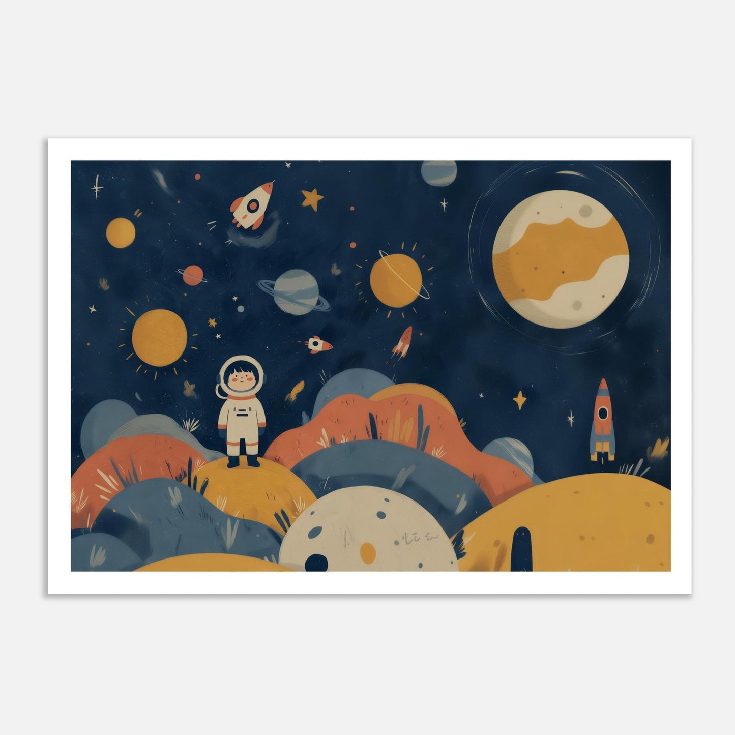MYSTBIT ART | Tiny Voyager Art Print Wall Art