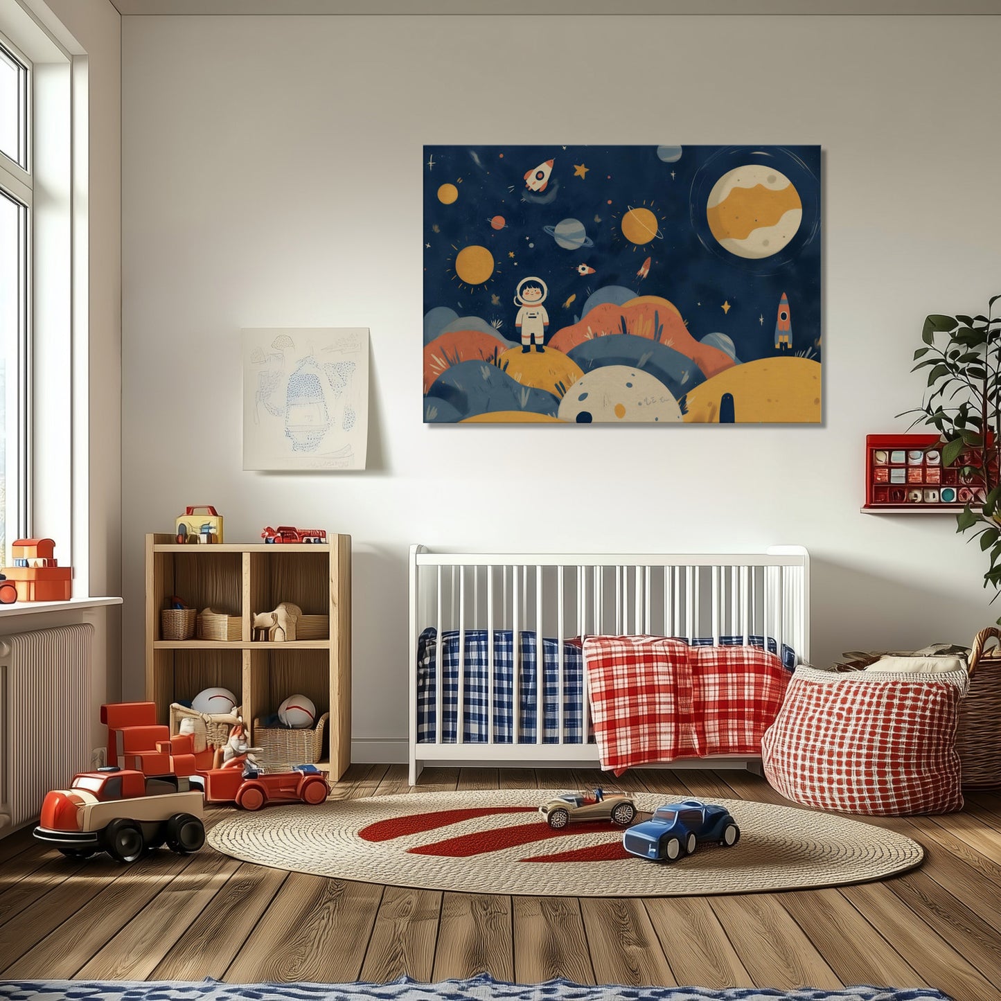 MYSTBIT ART | Tiny Voyager Canvas Print Wall Art