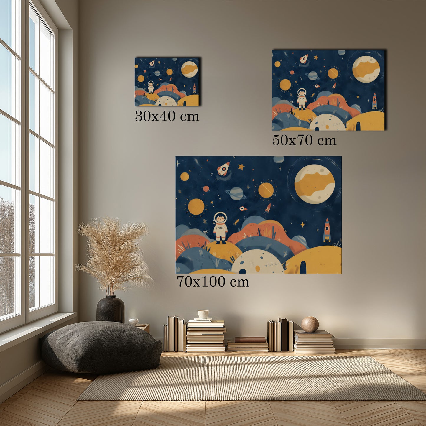 MYSTBIT ART | Tiny Voyager Canvas Print Wall Art