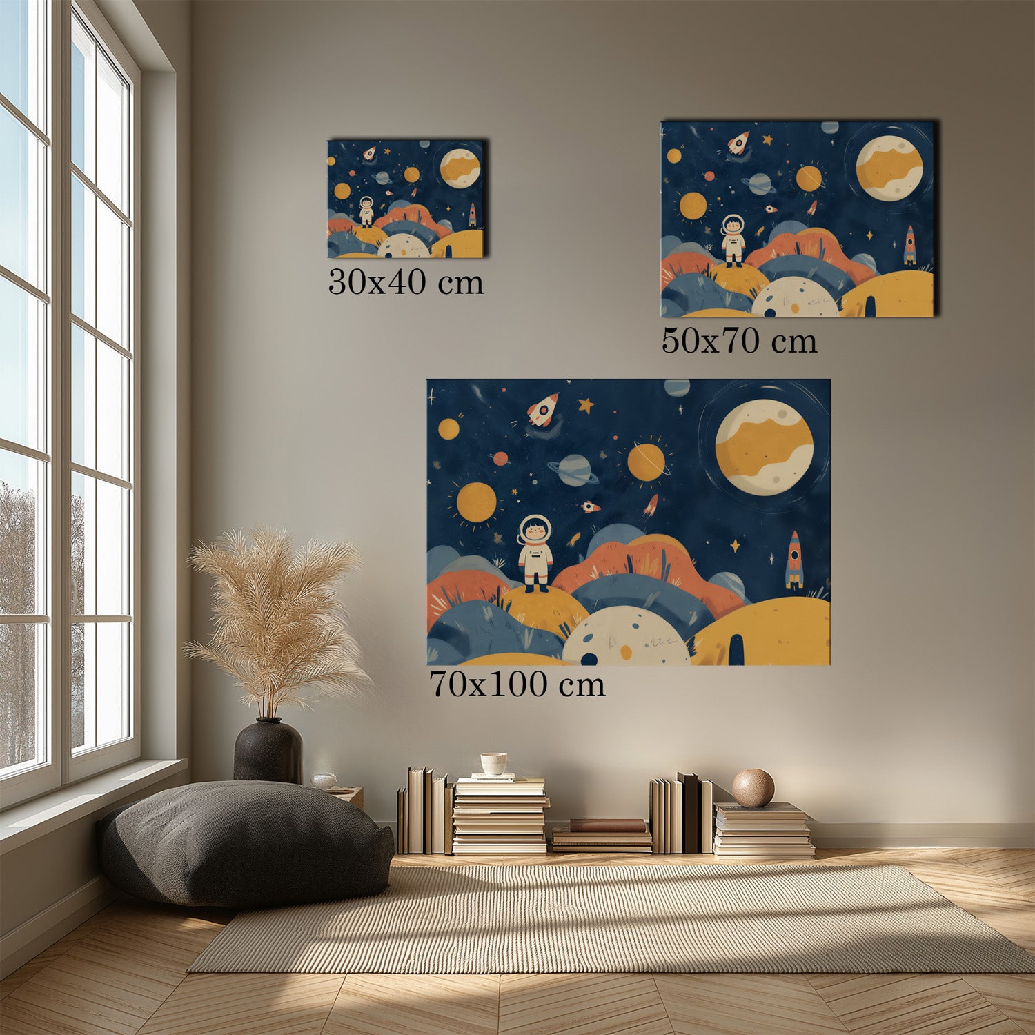 MYSTBIT ART | Tiny Voyager Canvas Print Wall Art
