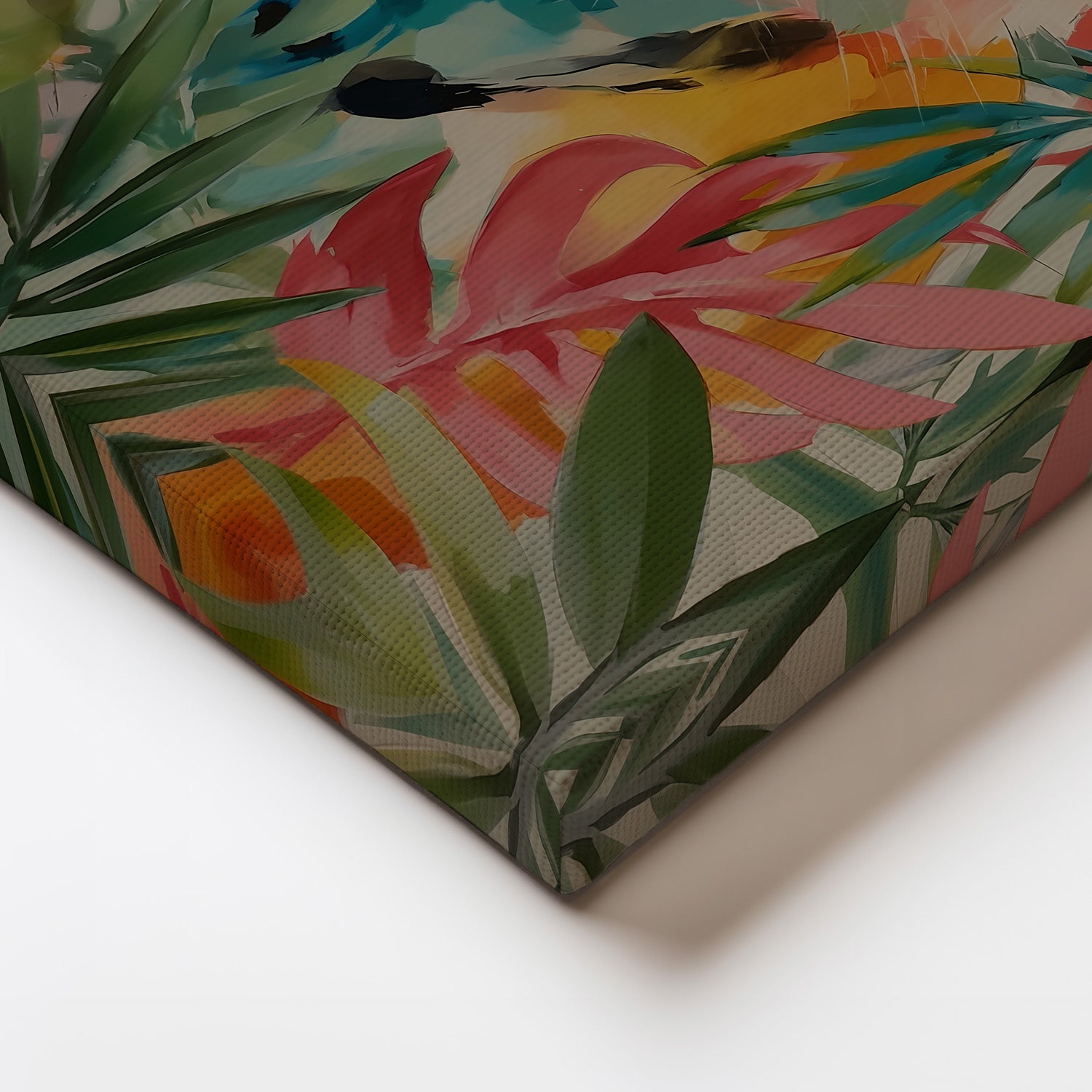 MYSTBIT ART | Tropical Tiger Eyes Canvas Print Wall Art