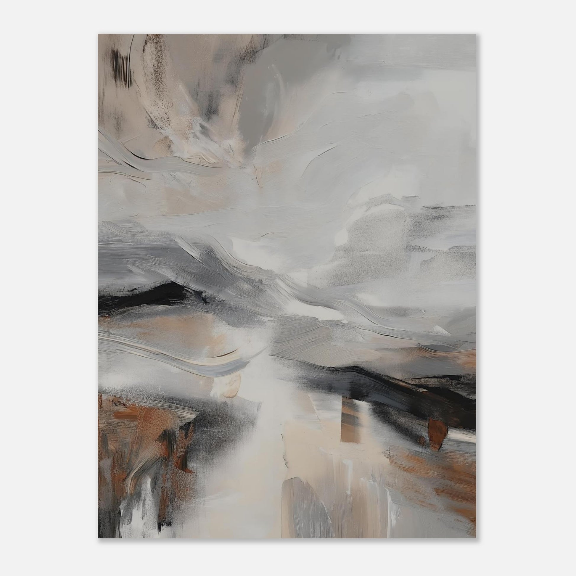 MYSTBIT ART | Veiled Erosion Art Print Wall Art