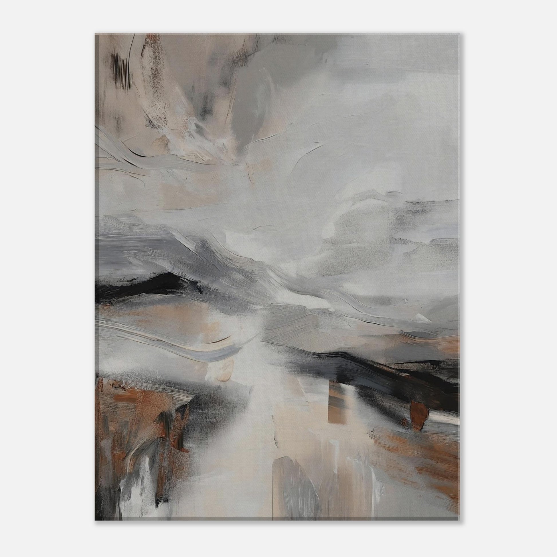 MYSTBIT ART | Veiled Erosion Canvas Print Wall Art