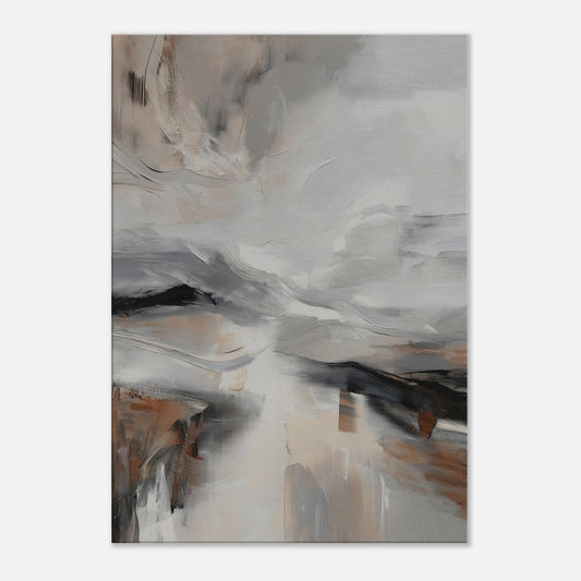 MYSTBIT ART | Veiled Erosion Canvas Print Wall Art