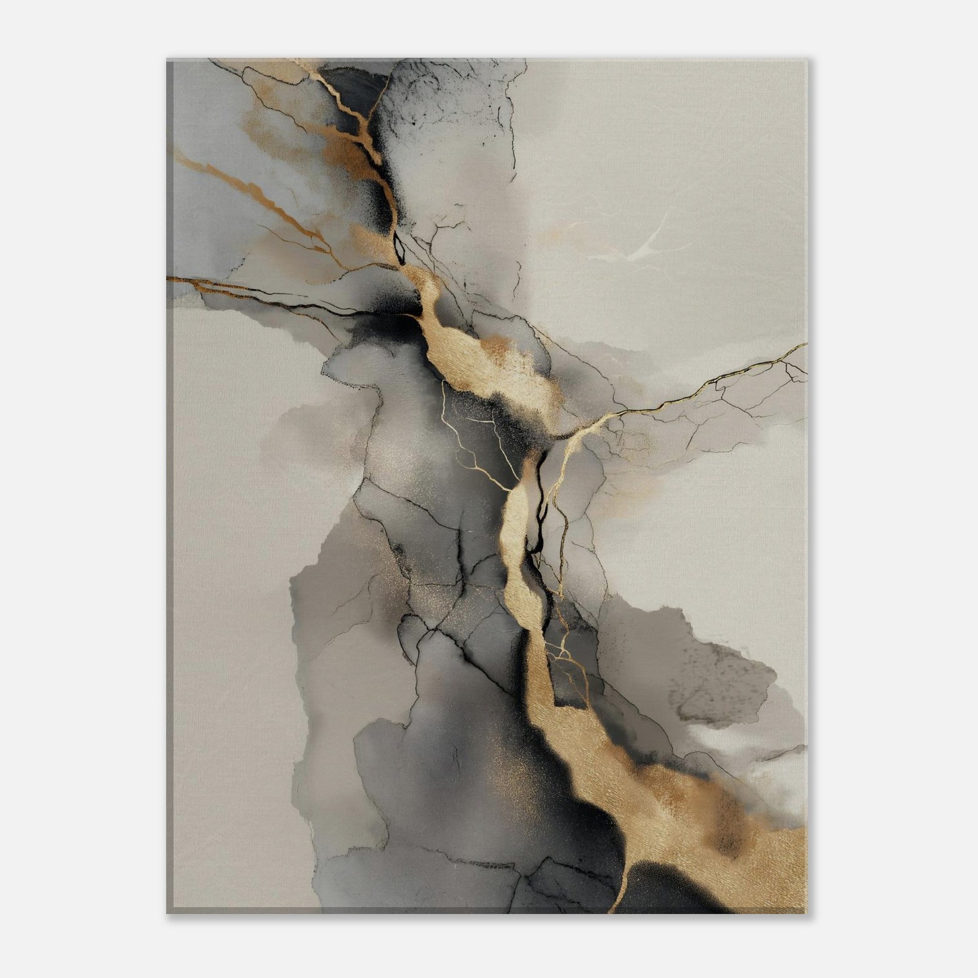 MYSTBIT ART | Veins of Gold Canvas Print Wall Art
