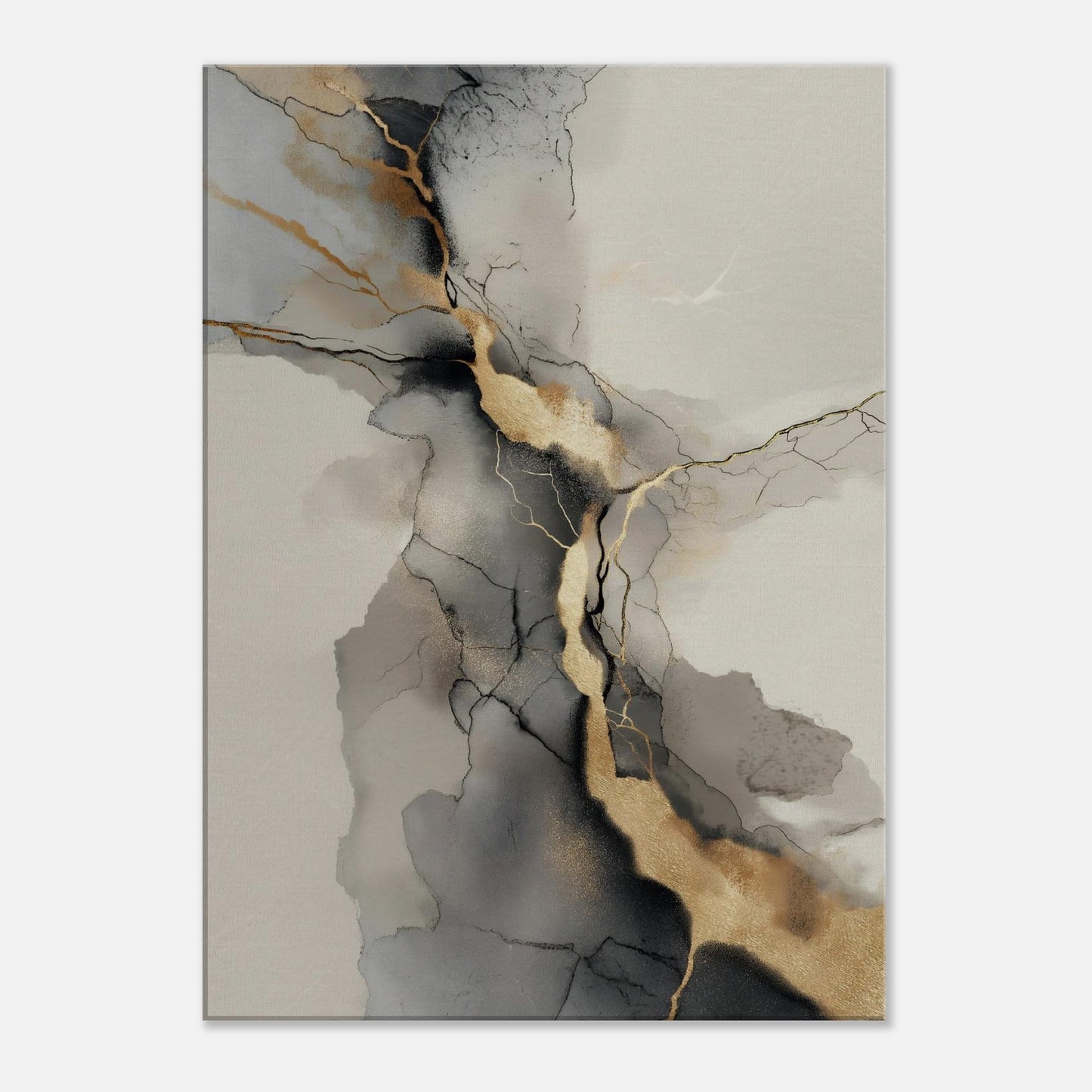 MYSTBIT ART | Veins of Gold Canvas Print Wall Art