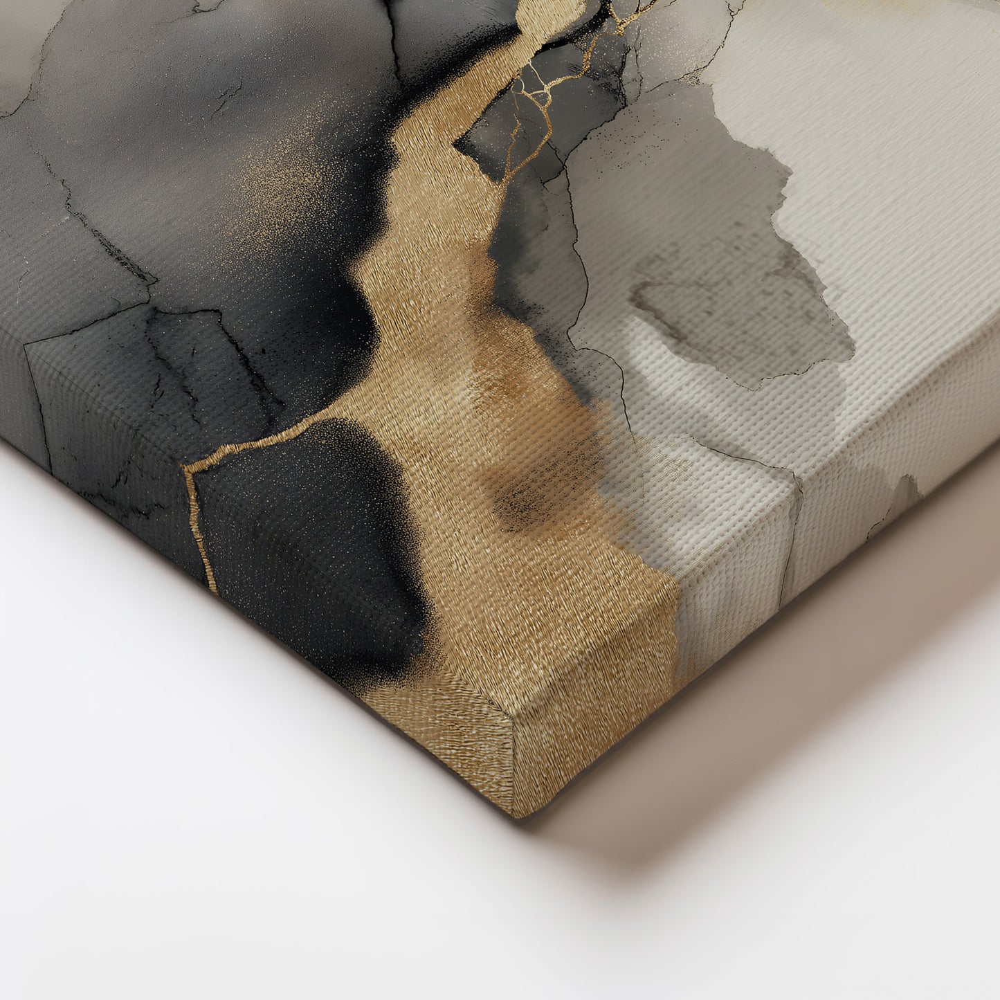 MYSTBIT ART | Veins of Gold Canvas Print Wall Art