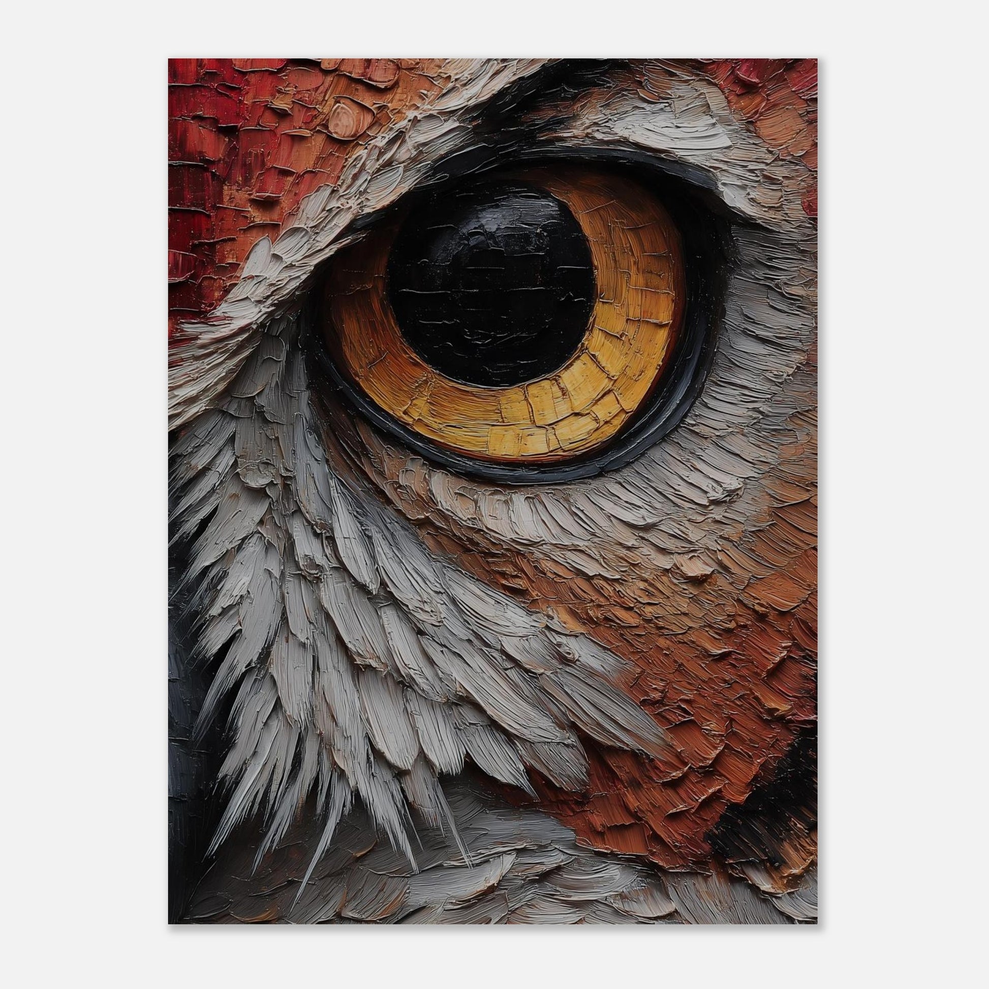 MYSTBIT ART | Watchful Flame Art Print Wall Art