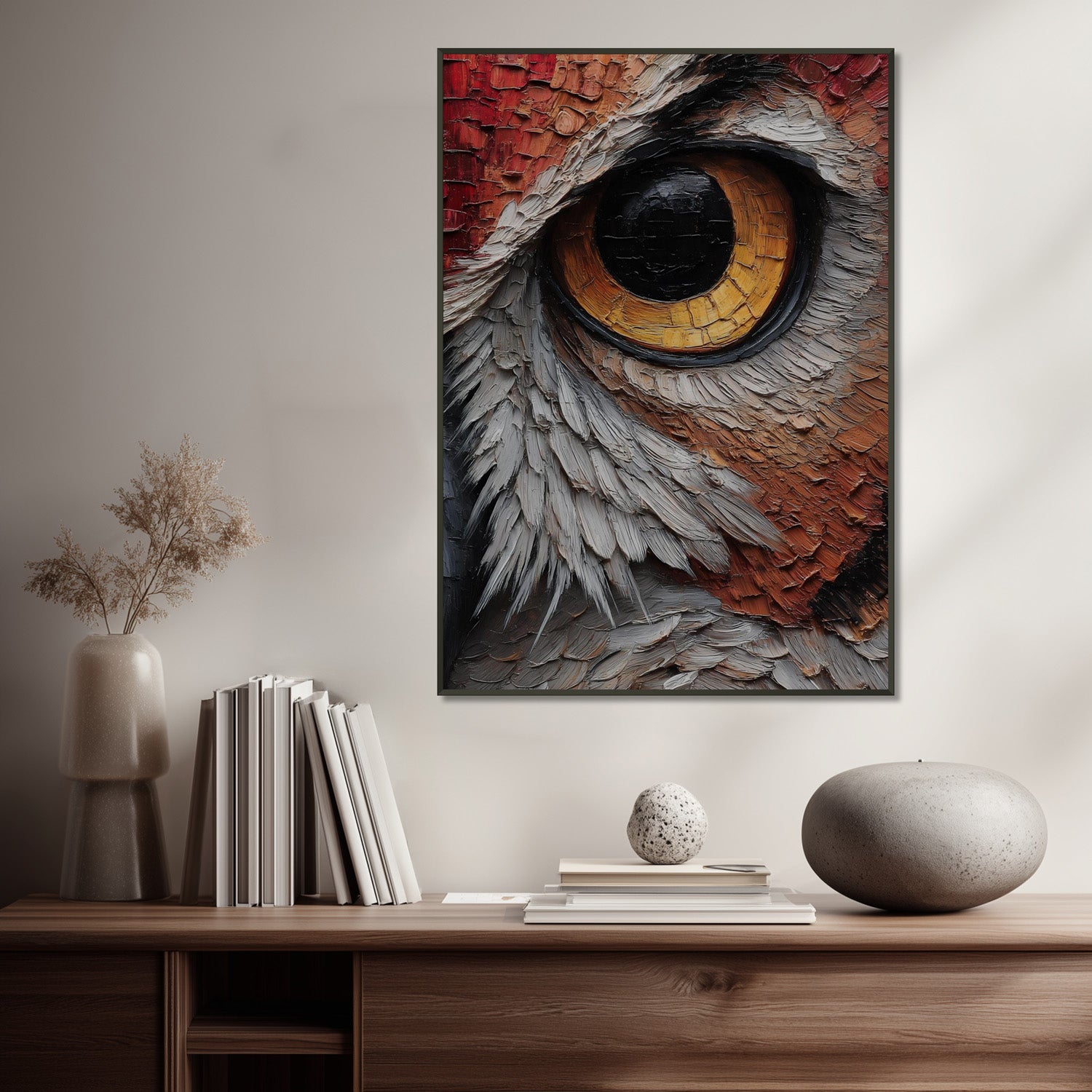 MYSTBIT ART | Watchful Flame Art Print Wall Art