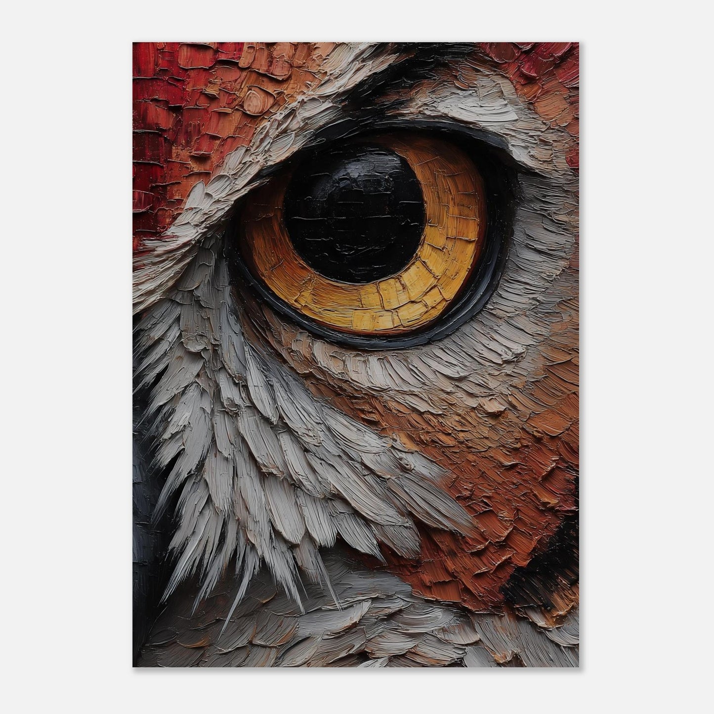 MYSTBIT ART | Watchful Flame Art Print Wall Art