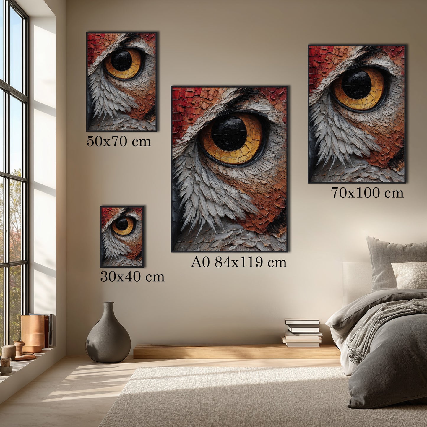MYSTBIT ART | Watchful Flame Art Print Wall Art
