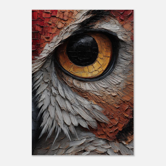 MYSTBIT ART | Watchful Flame Art Print Wall Art