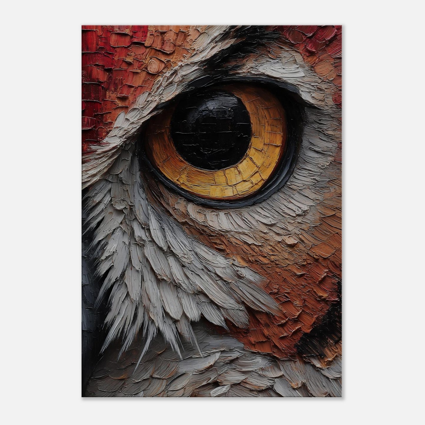 MYSTBIT ART | Watchful Flame Canvas Print Wall Art