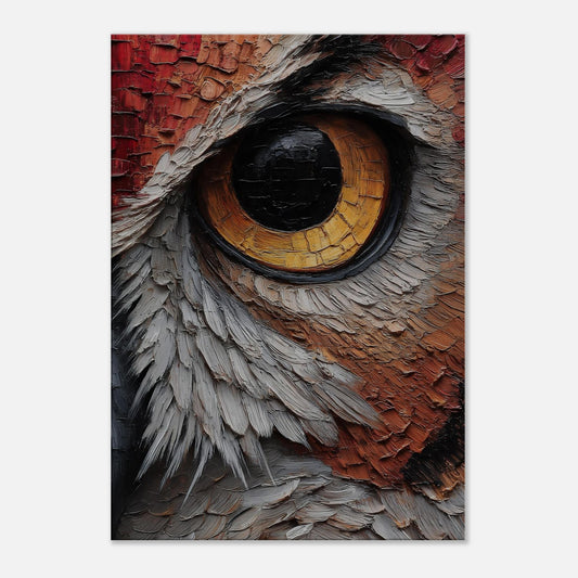 MYSTBIT ART | Watchful Flame Canvas Print Wall Art
