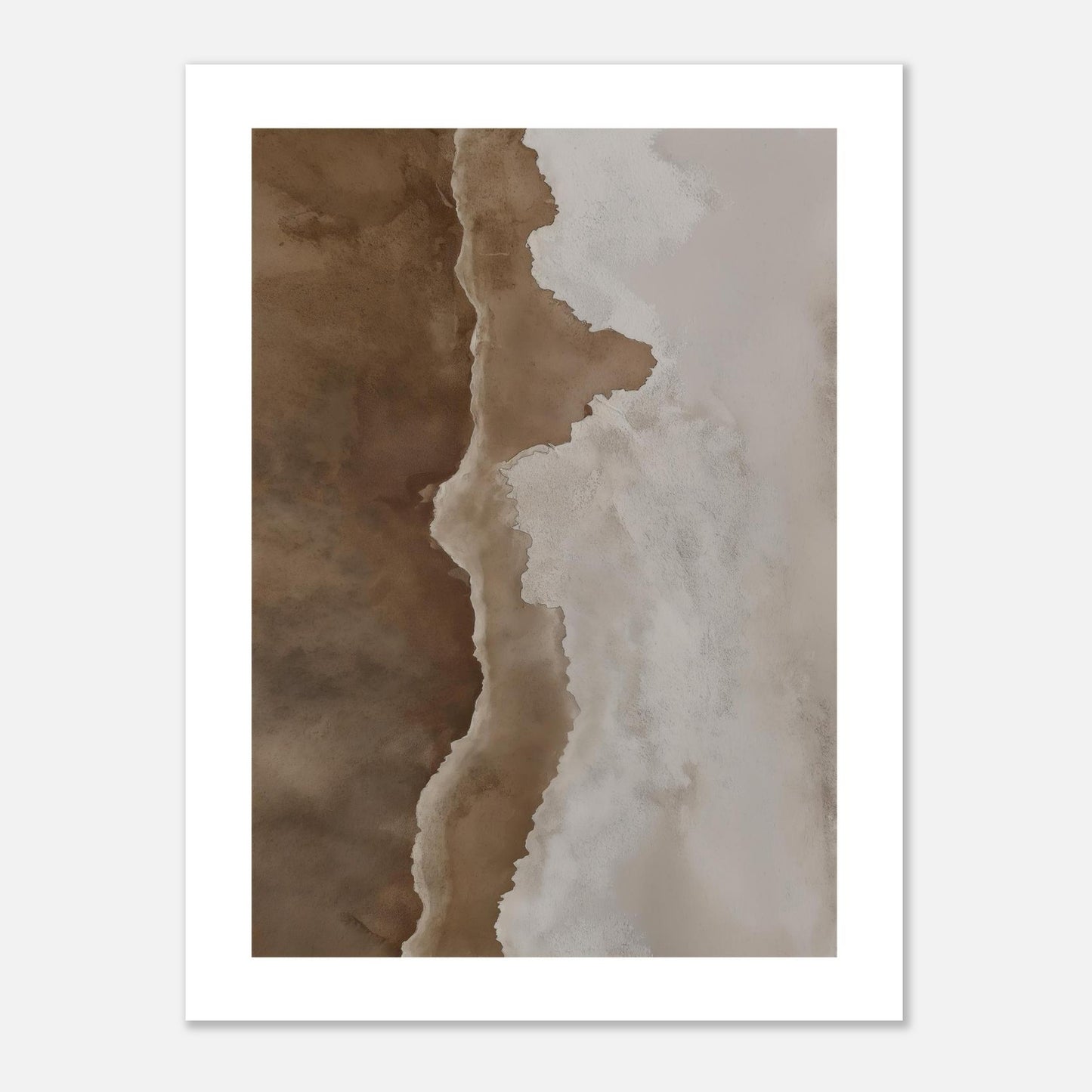 MYSTBIT ART | Waves & Sand Art Print Wall Art