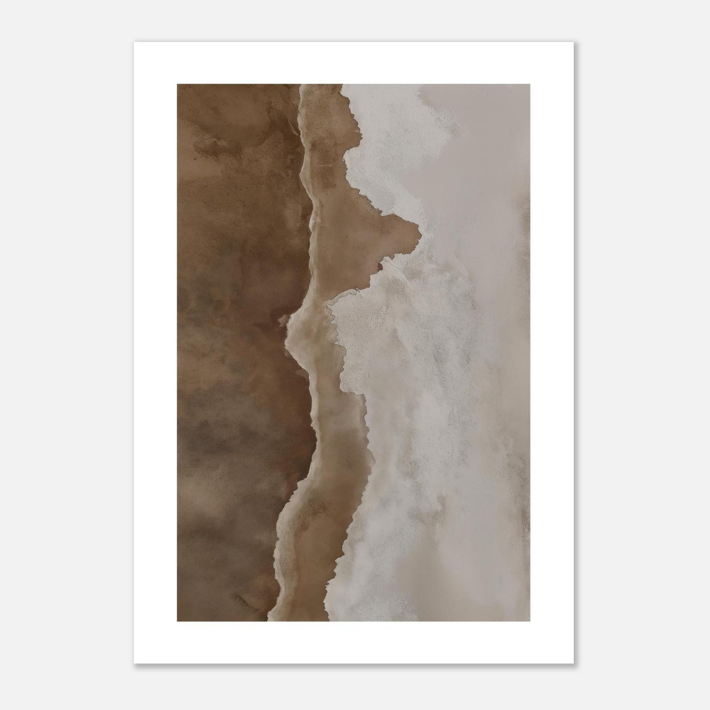 MYSTBIT ART | Waves & Sand Art Print Wall Art