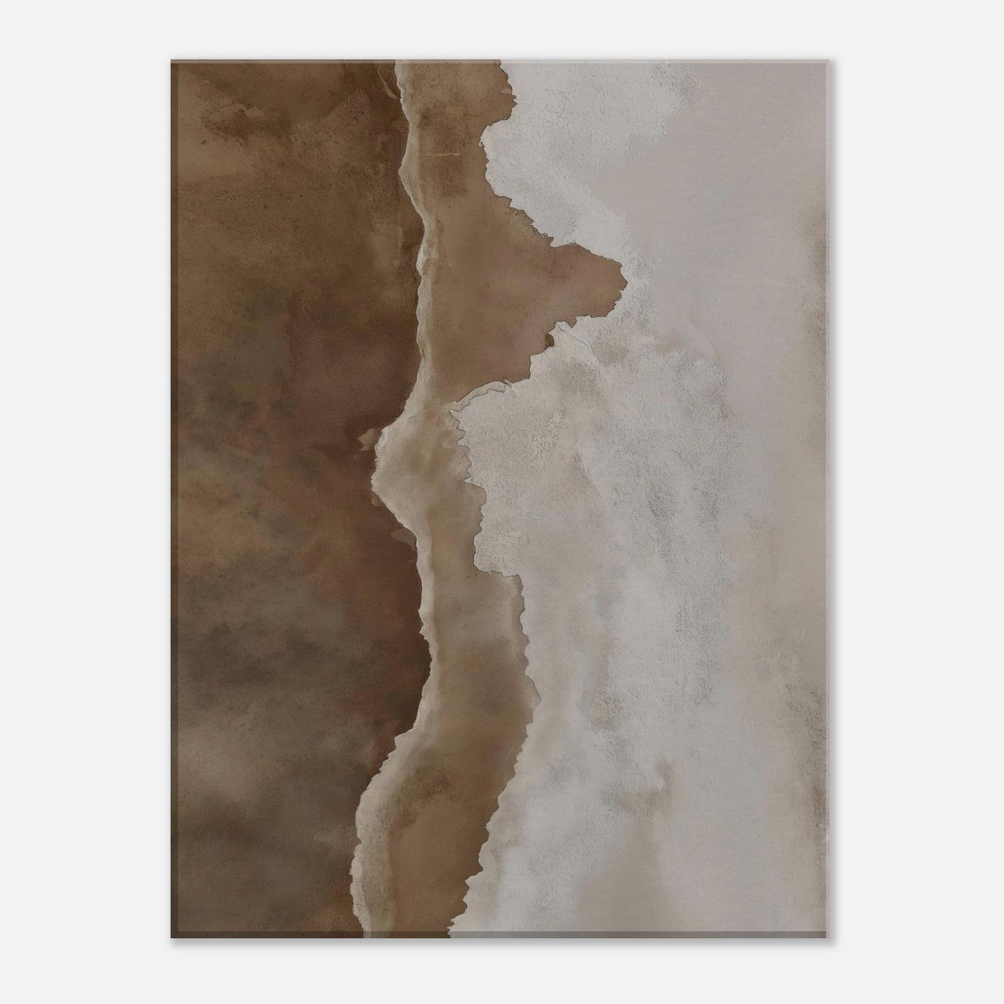 MYSTBIT ART | Waves & Sand Canvas Print Wall Art
