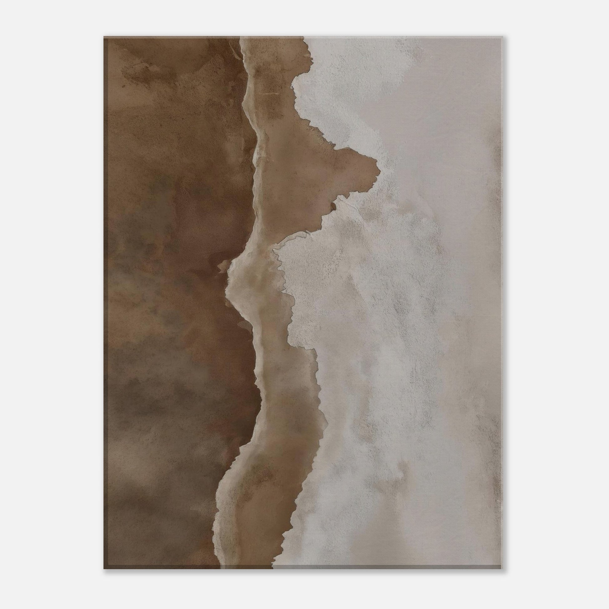MYSTBIT ART | Waves & Sand Canvas Print Wall Art