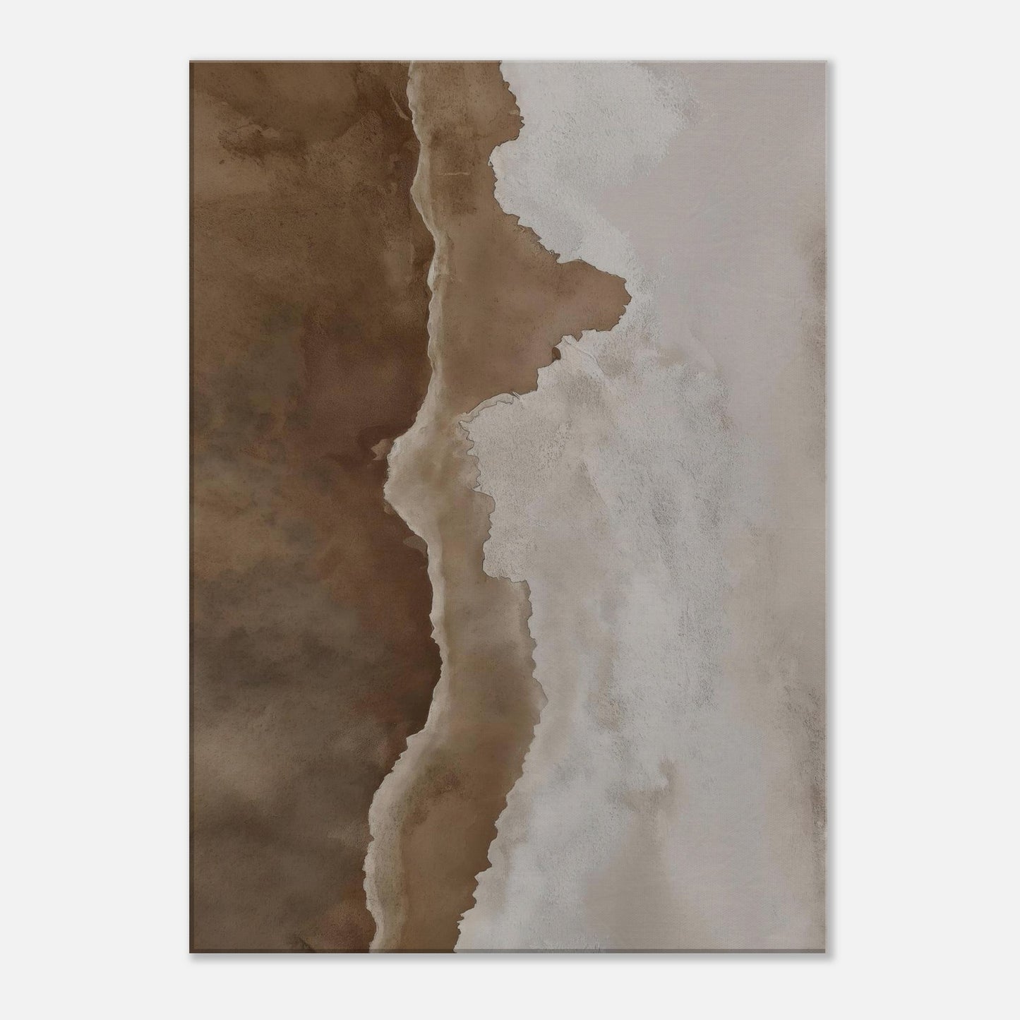 MYSTBIT ART | Waves & Sand Canvas Print Wall Art
