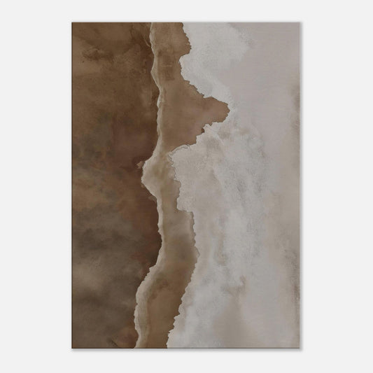 MYSTBIT ART | Waves & Sand Canvas Print Wall Art