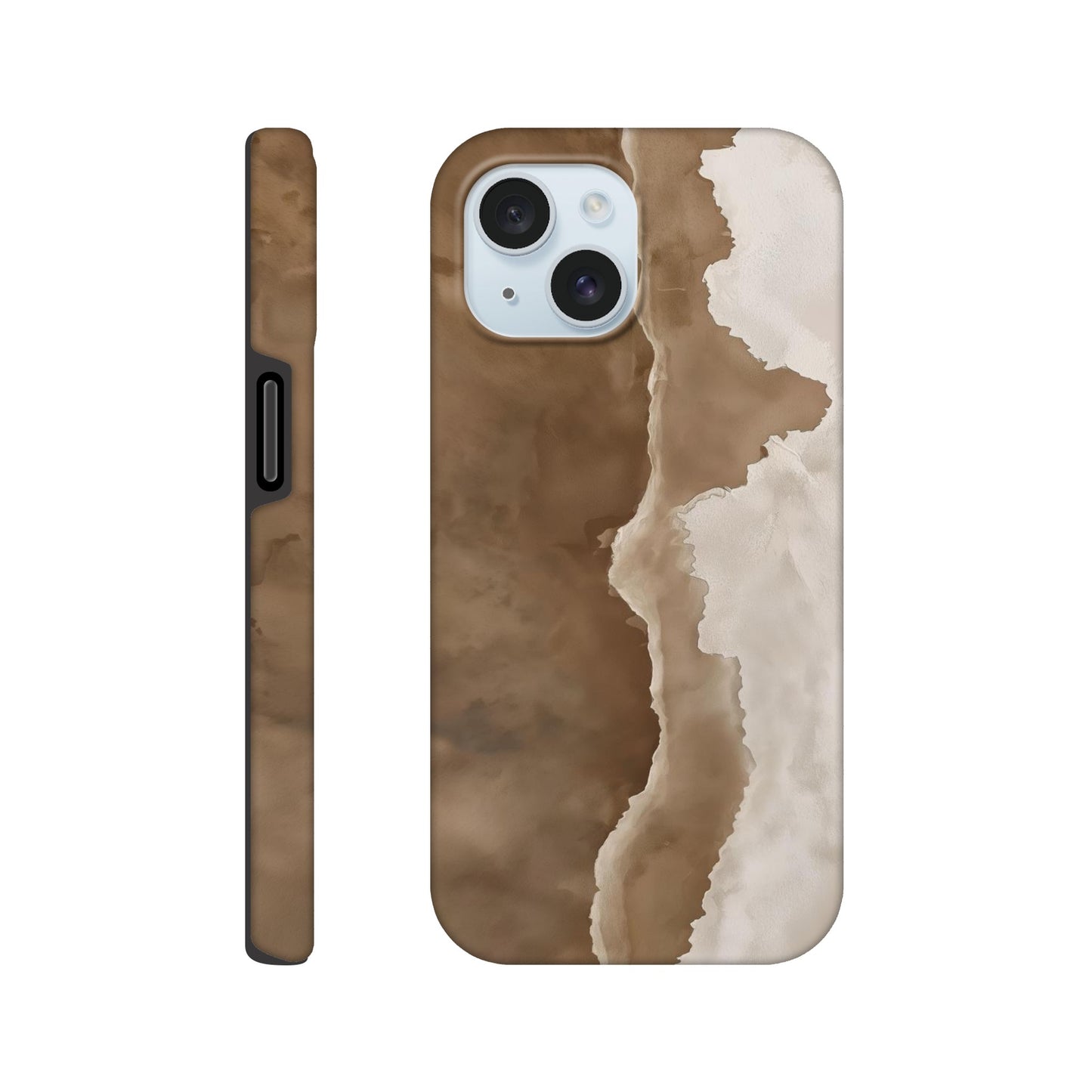 MYSTBIT ART | Waves & Sand iPhone Case-MYSTBIT ART