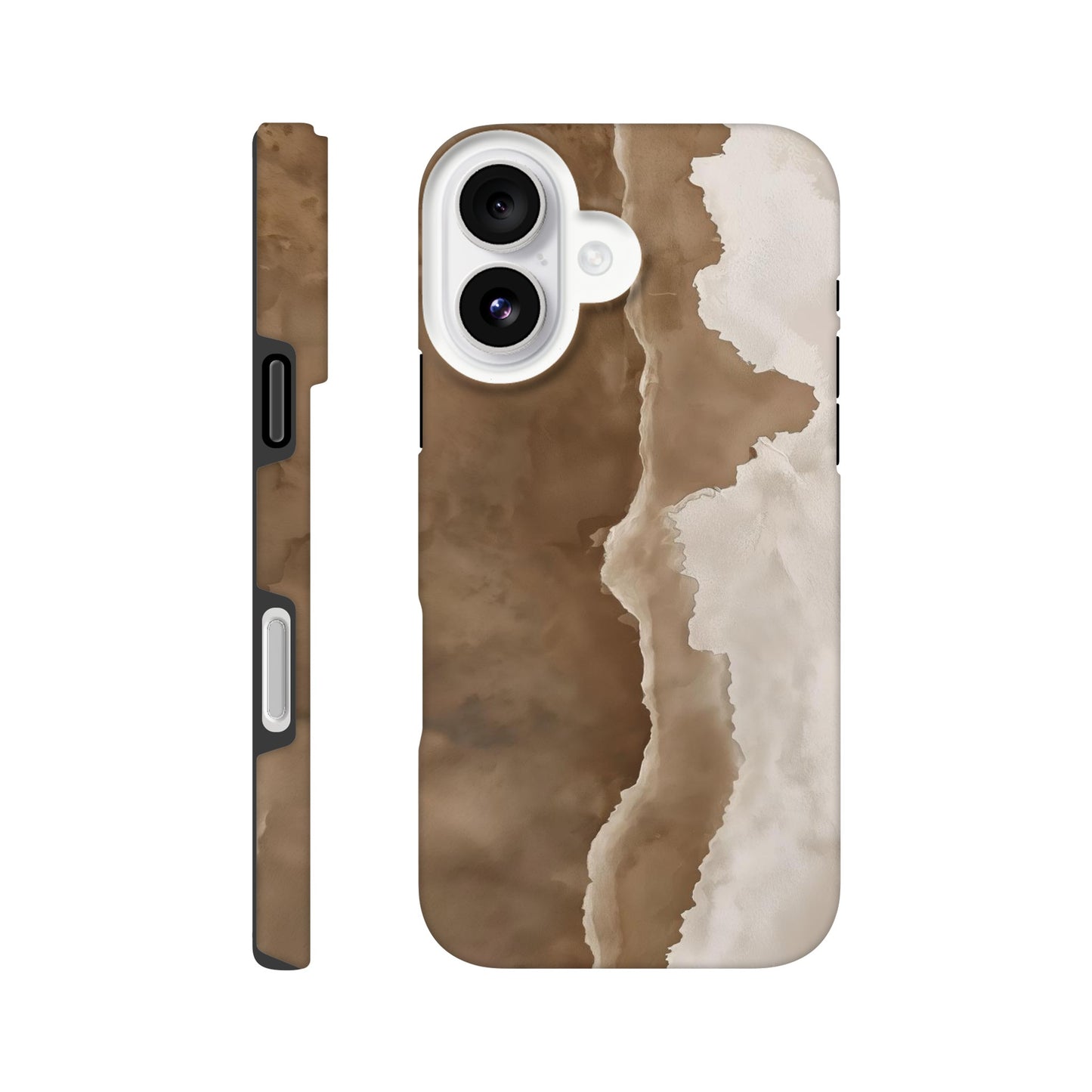 MYSTBIT ART | Waves & Sand iPhone Case-MYSTBIT ART