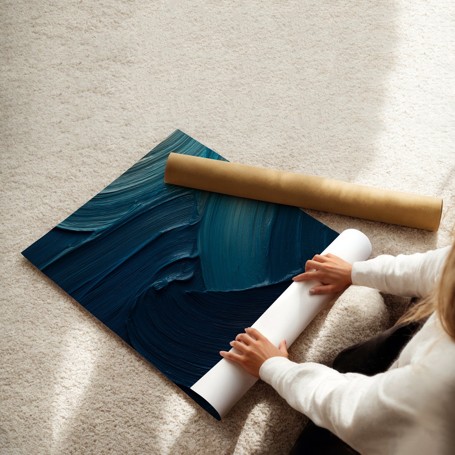 MYSTBIT ART | Waves of Earth Art Print Wall Art