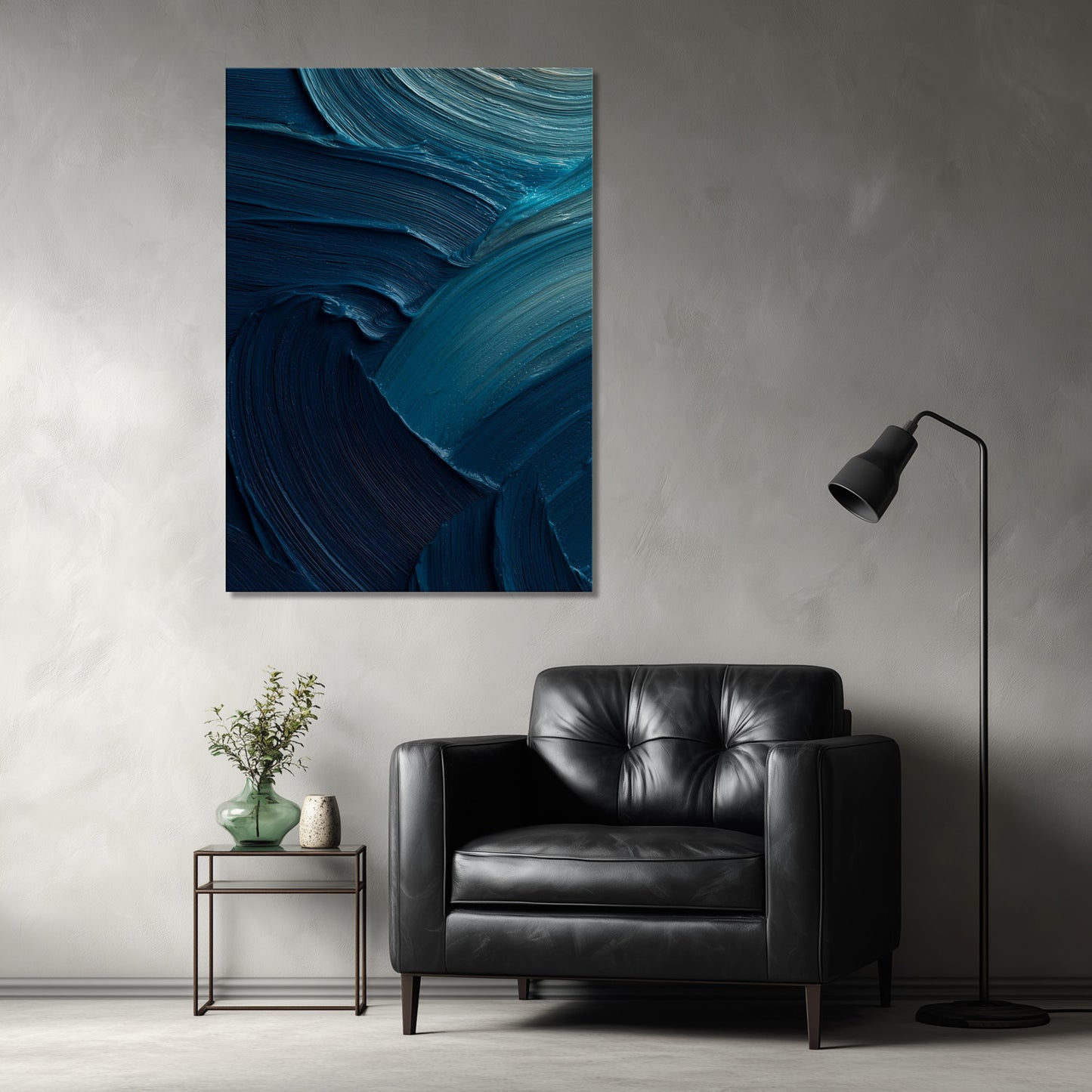 MYSTBIT ART | Waves of Earth Canvas Print Wall Art