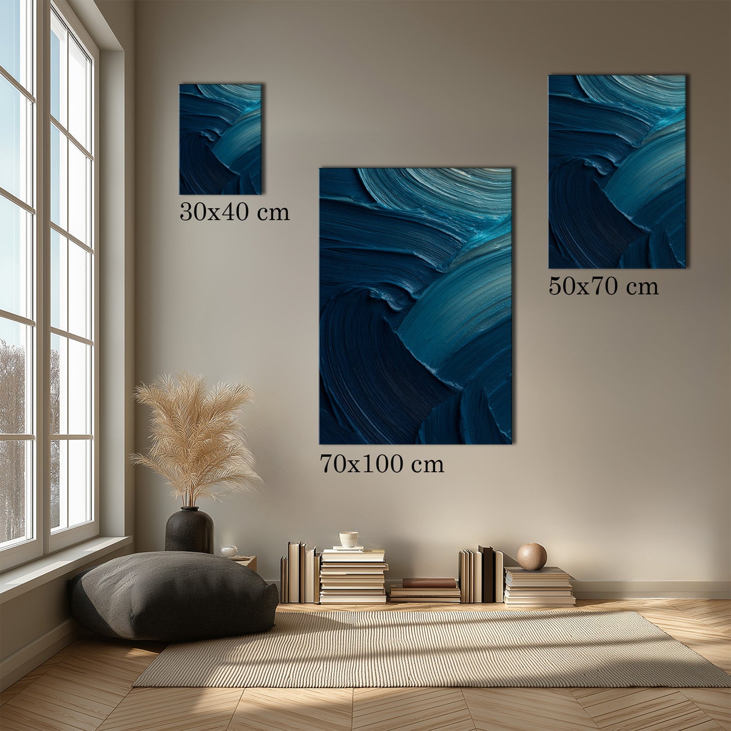 MYSTBIT ART | Waves of Earth Canvas Print Wall Art