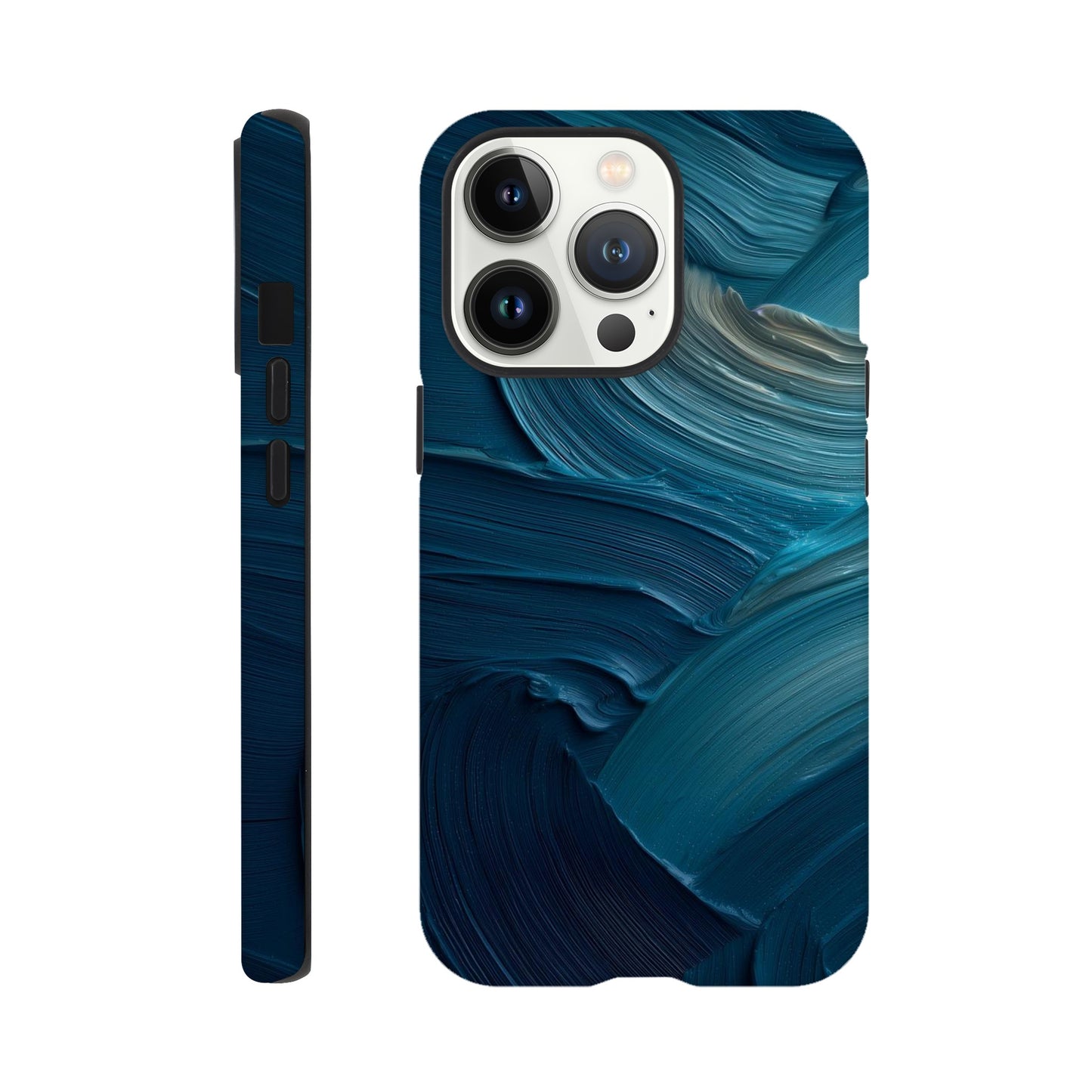 MYSTBIT ART | Waves of Earth iPhone Case-MYSTBIT ART