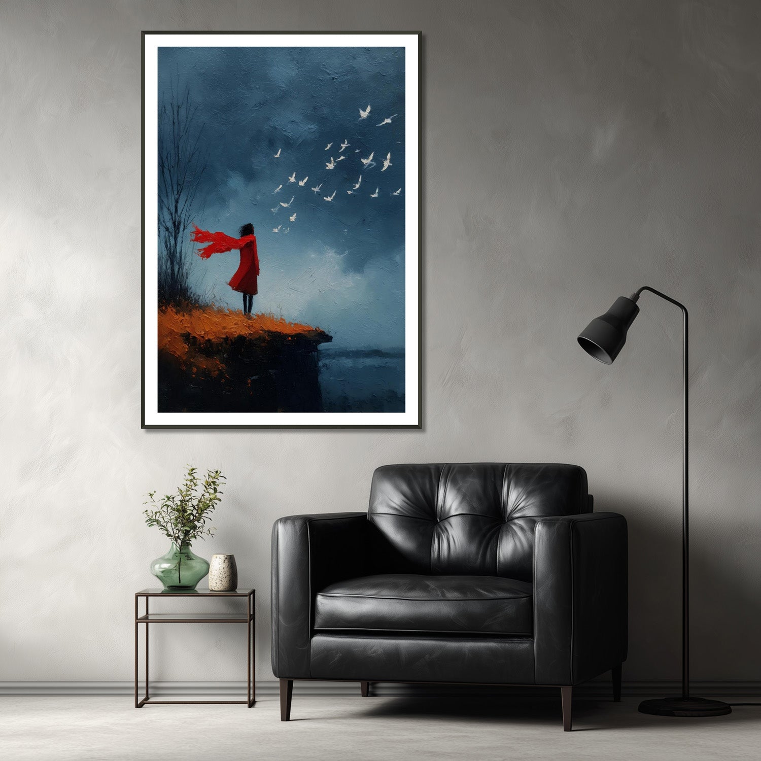MYSTBIT ART | Windborne Thoughts Art Print Wall Art