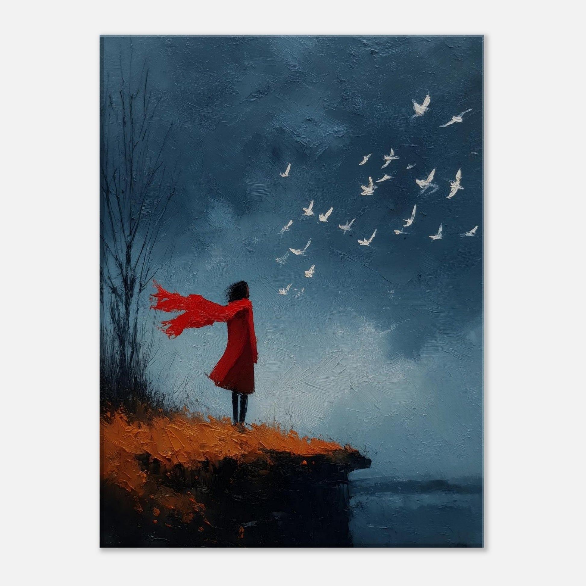 MYSTBIT ART | Windborne Thoughts Canvas Print Wall Art