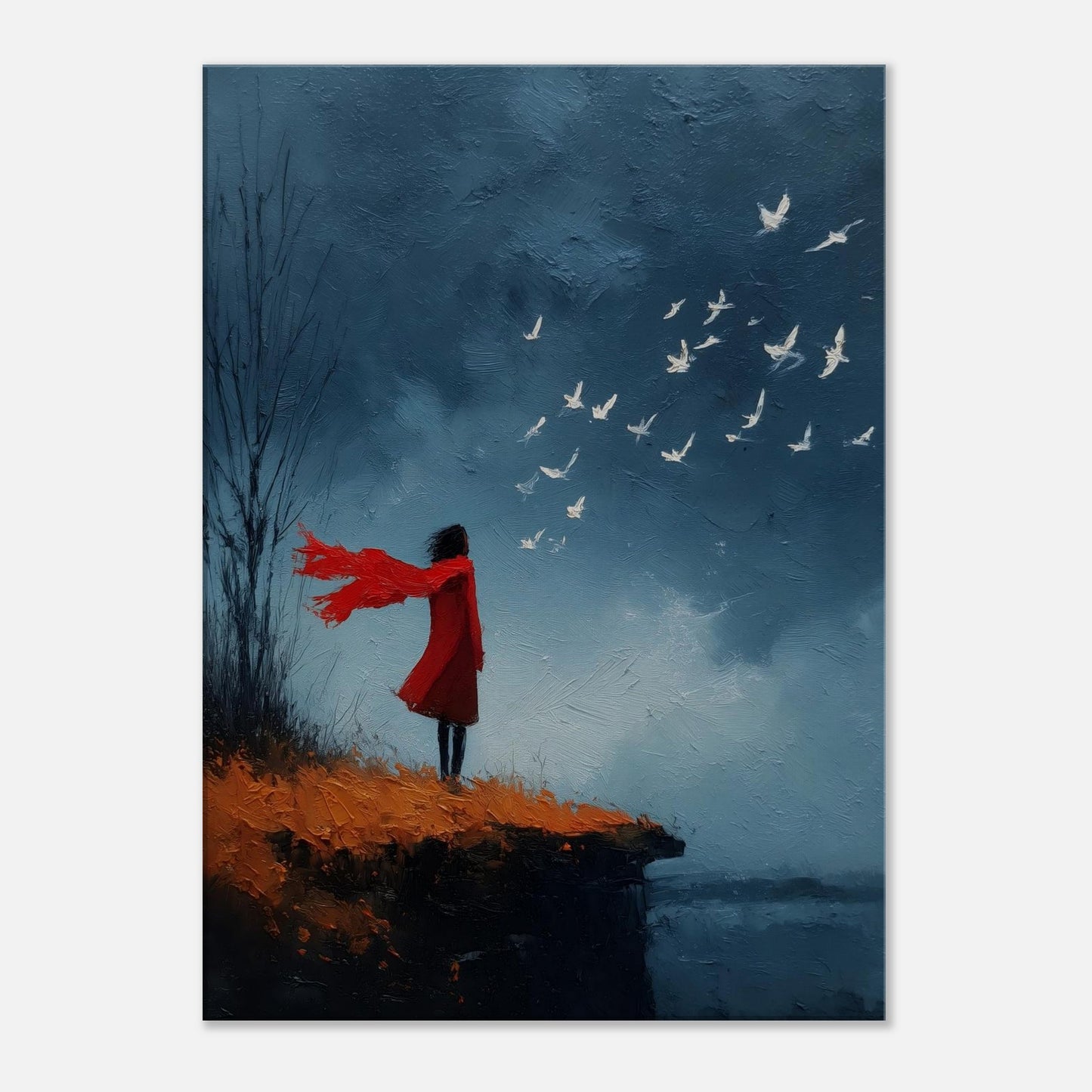 MYSTBIT ART | Windborne Thoughts Canvas Print Wall Art