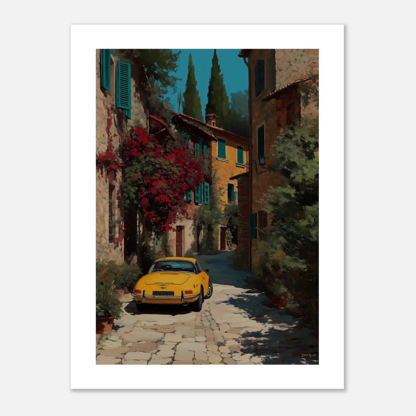 MYSTBIT ART | Yellow Reverie Art Print Wall Art