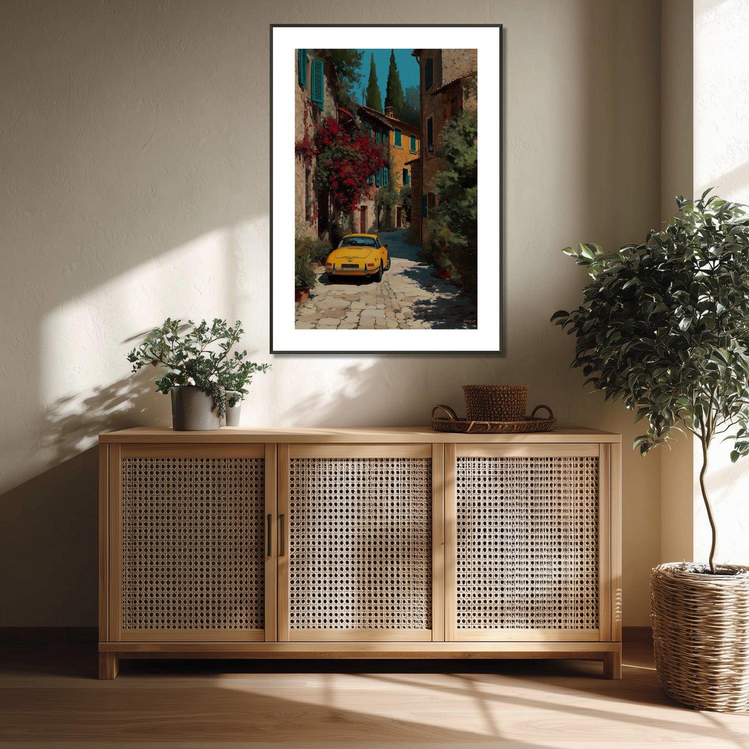 MYSTBIT ART | Yellow Reverie Art Print Wall Art