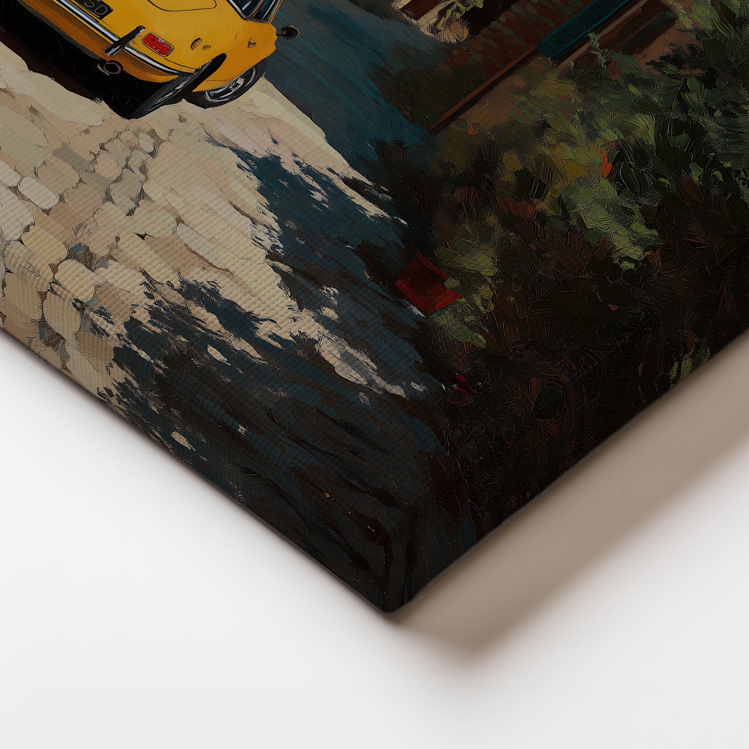 MYSTBIT ART | Yellow Reverie Canvas Print Wall Art
