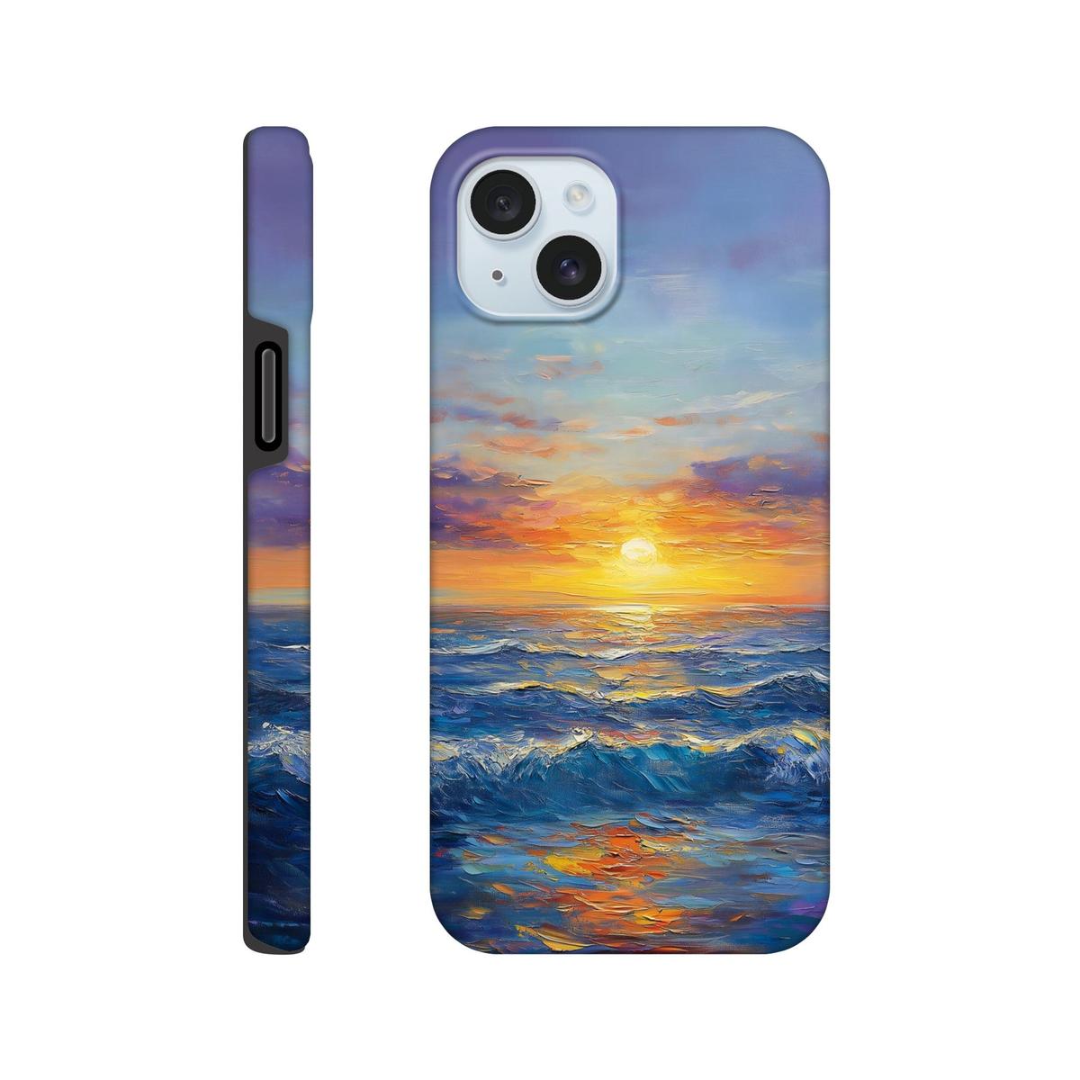 Ocean Horizon Glow | iPhone Case-MystBit Store