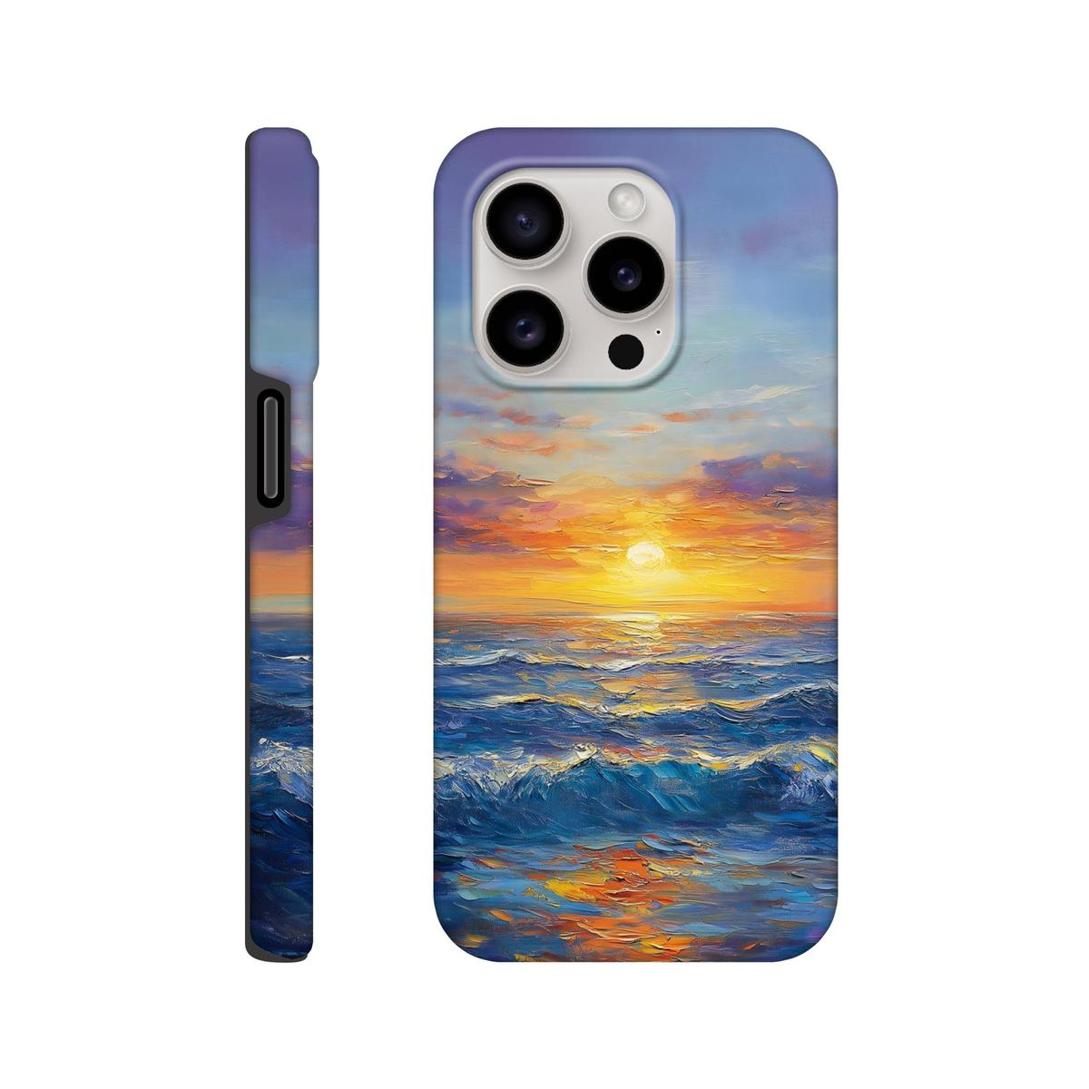 Ocean Horizon Glow | iPhone Case-MystBit Store